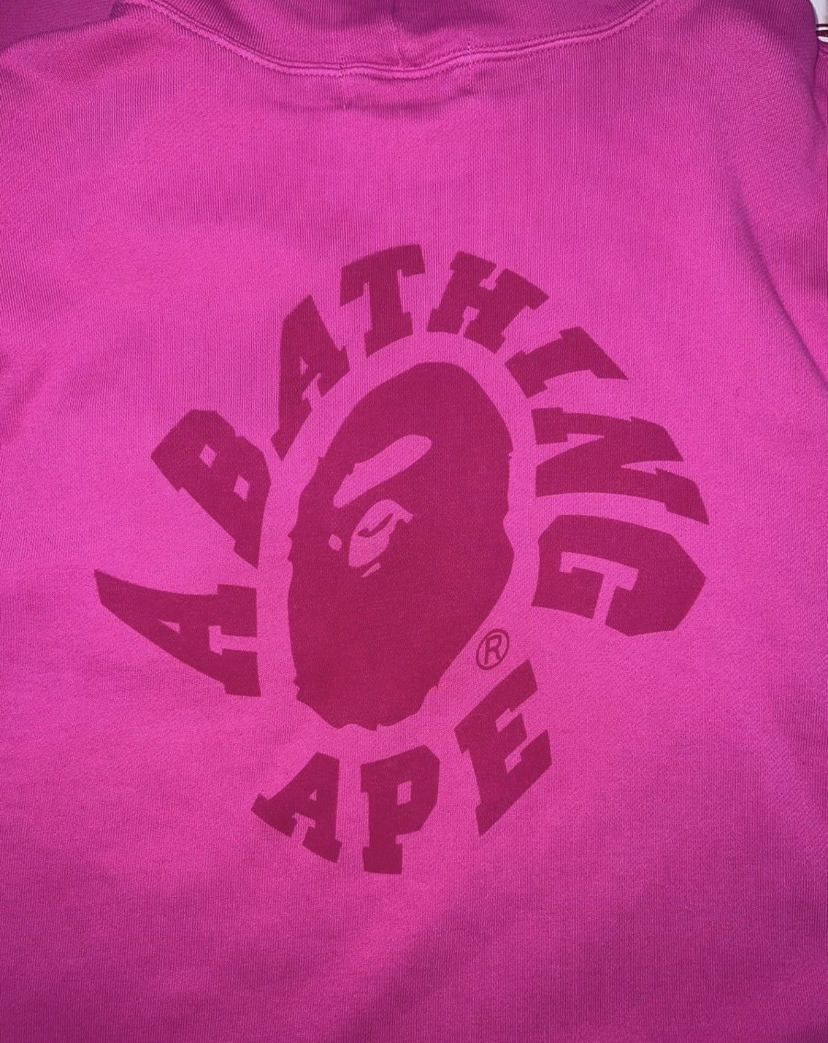 Bape BAPE OG Nigo era, magenta short wide limited hoodie Size US M / EU 48-50 / 2 - 4 Thumbnail