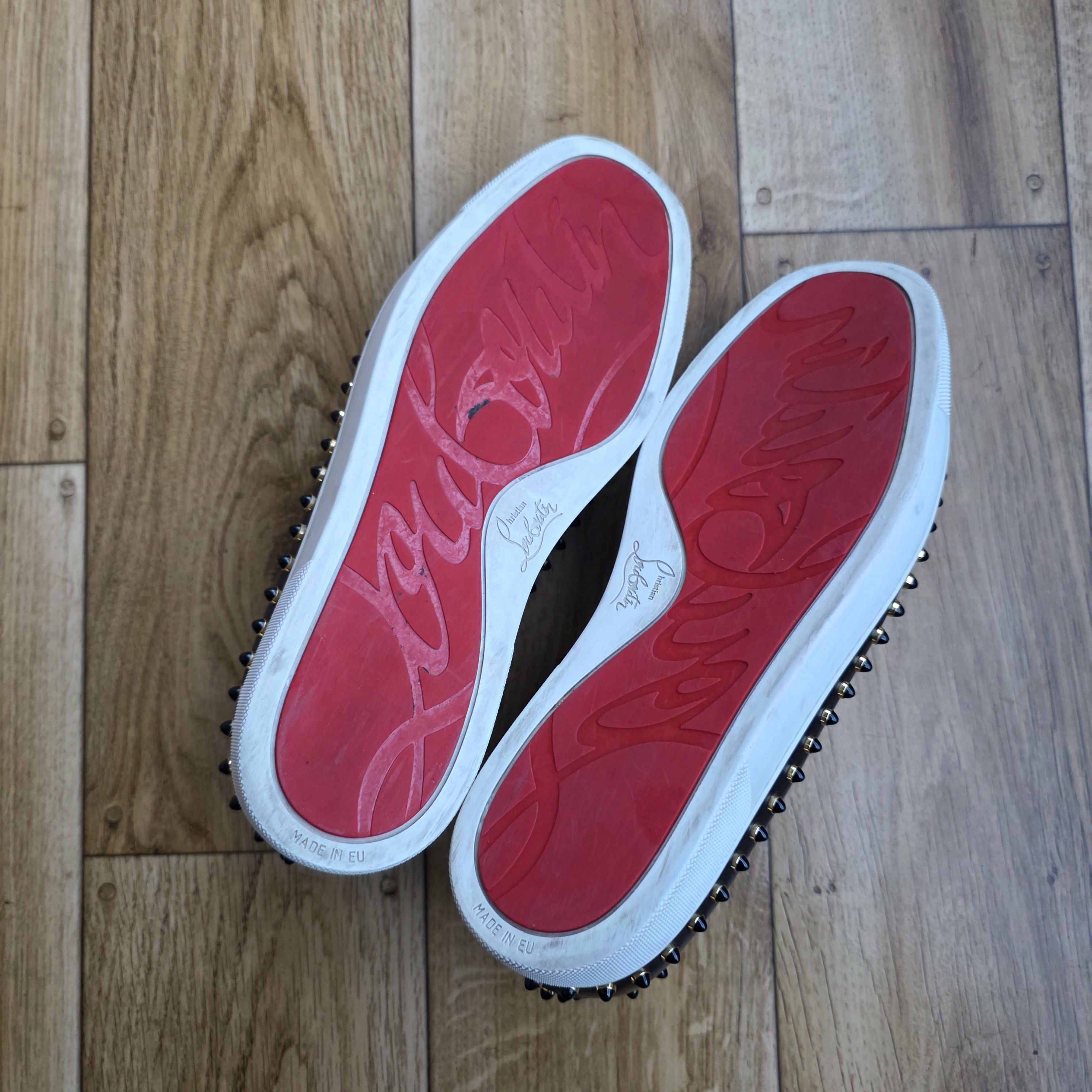 Christian Louboutin CHRISTIAN LOUBOUTIN BOAT STUDDED SNEAKERS Size US 9.5 / EU 42-43 - 6 Thumbnail