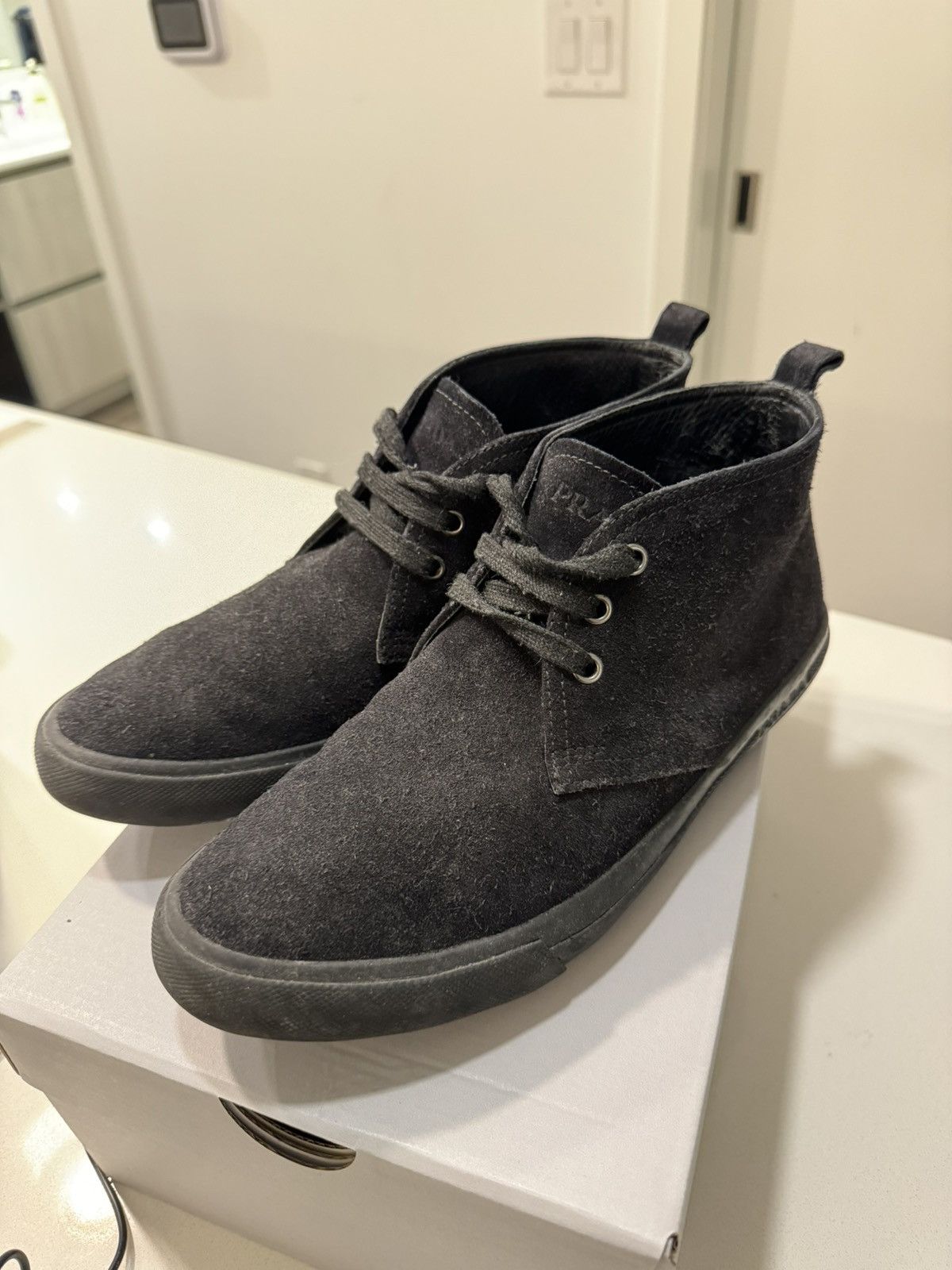Prada Prada Suede Shoes Size US 8 / EU 41 - 1 Thumbnail