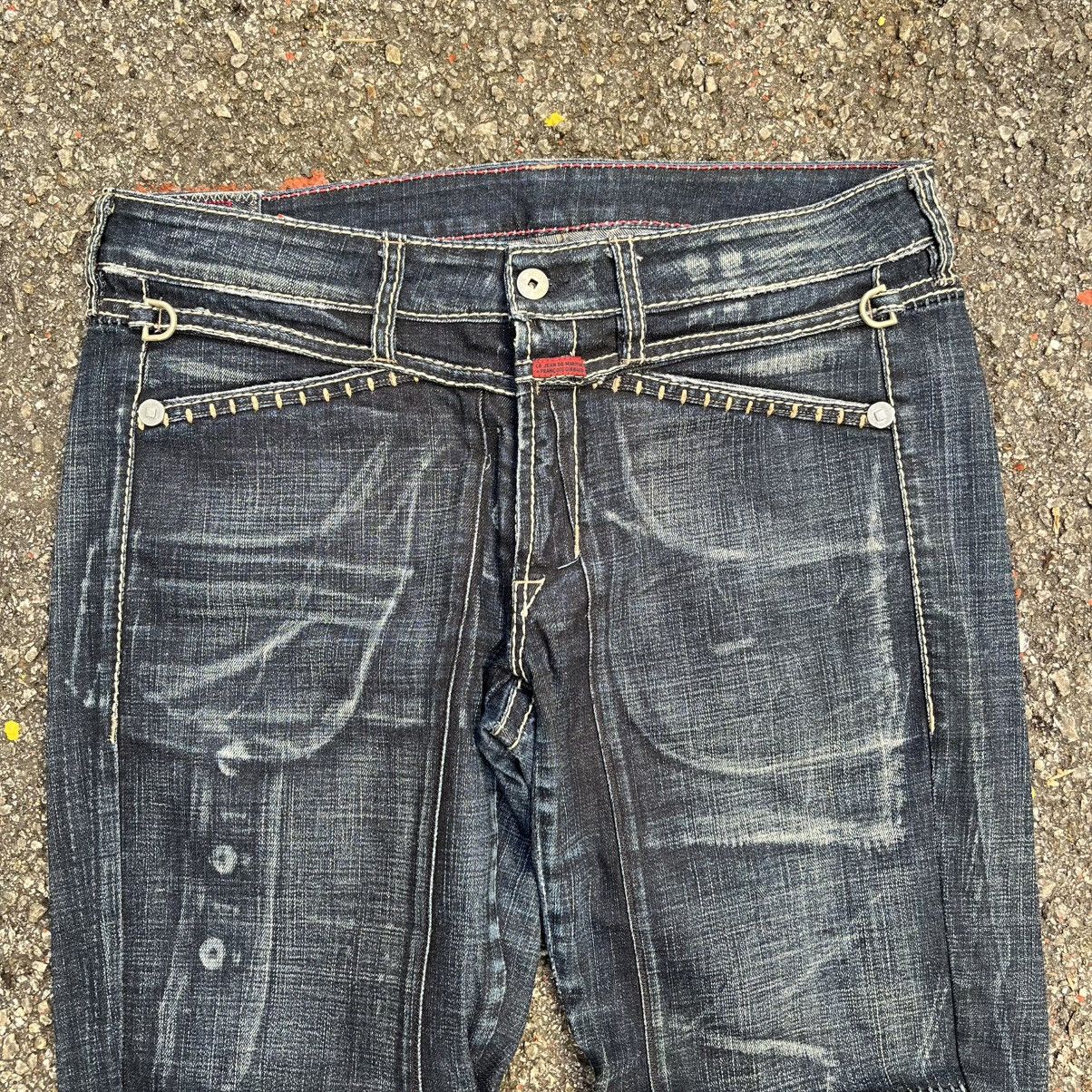 Marithe + Francois Girbaud Vintage Y2K Jeans MFG Girbaud Denim Punk Grunge Size US 32 / EU 48 - 3 Thumbnail