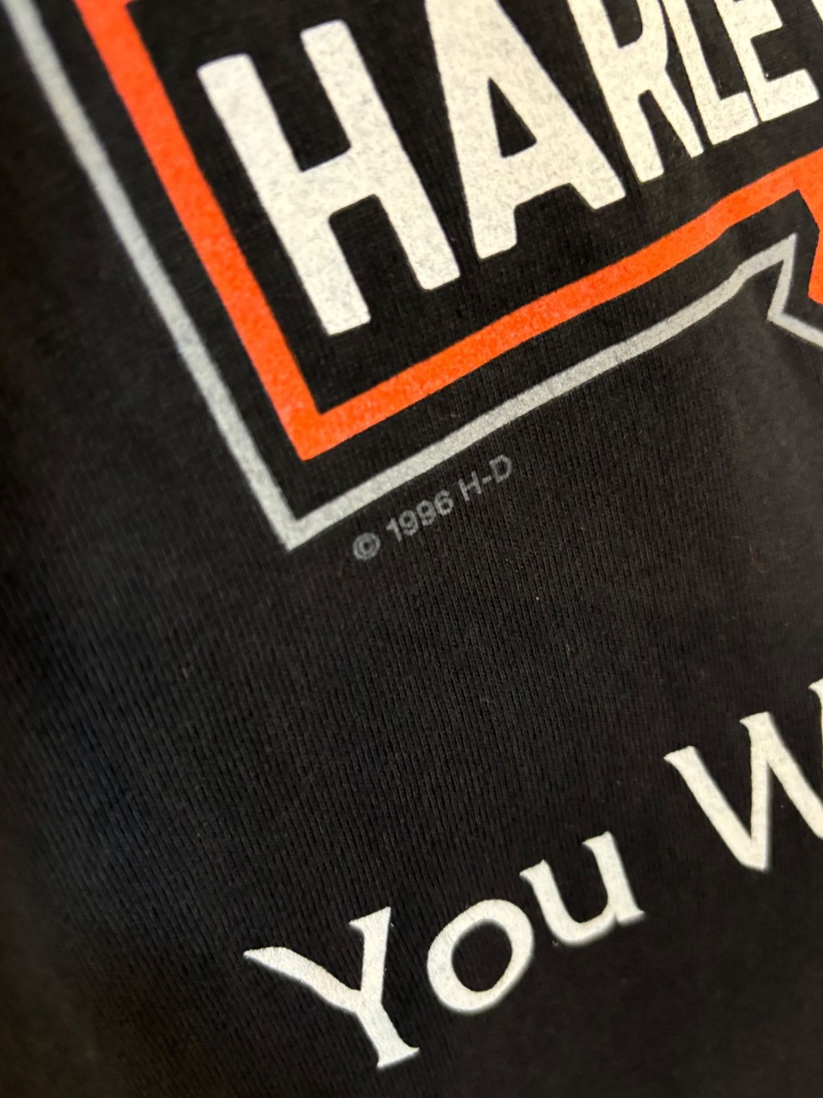 Harley Davidson Vintage 1996 Las Vegas Harley Davidson T-Shirt Size US XXL / EU 58 / 5 - 5 Thumbnail