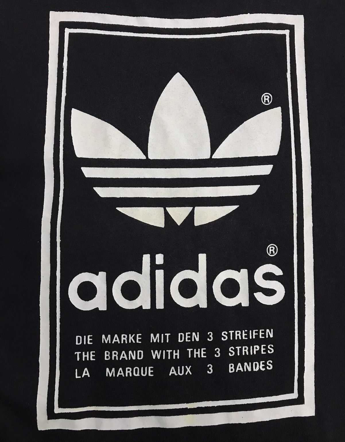 Adidas × Vintage Vintage Adidas Big Logo Shirt Size US L / EU 52-54 / 3 - 3 Thumbnail