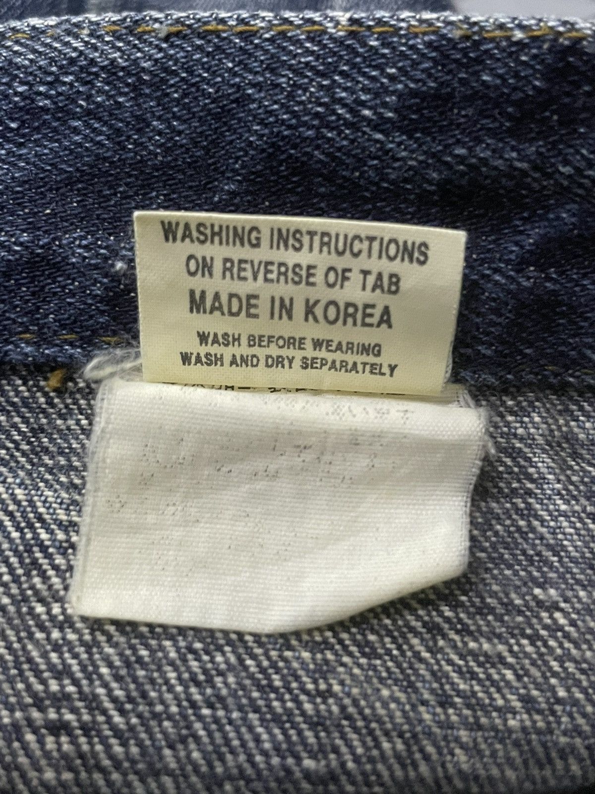 If Six Was Nine × LOWBOX × Le Grande Bleu (L.G.B.) Pure Paradise Japan Rhinestones Mens Flare Claw Mark Jeans Size US 32 / EU 48 - 21 Thumbnail
