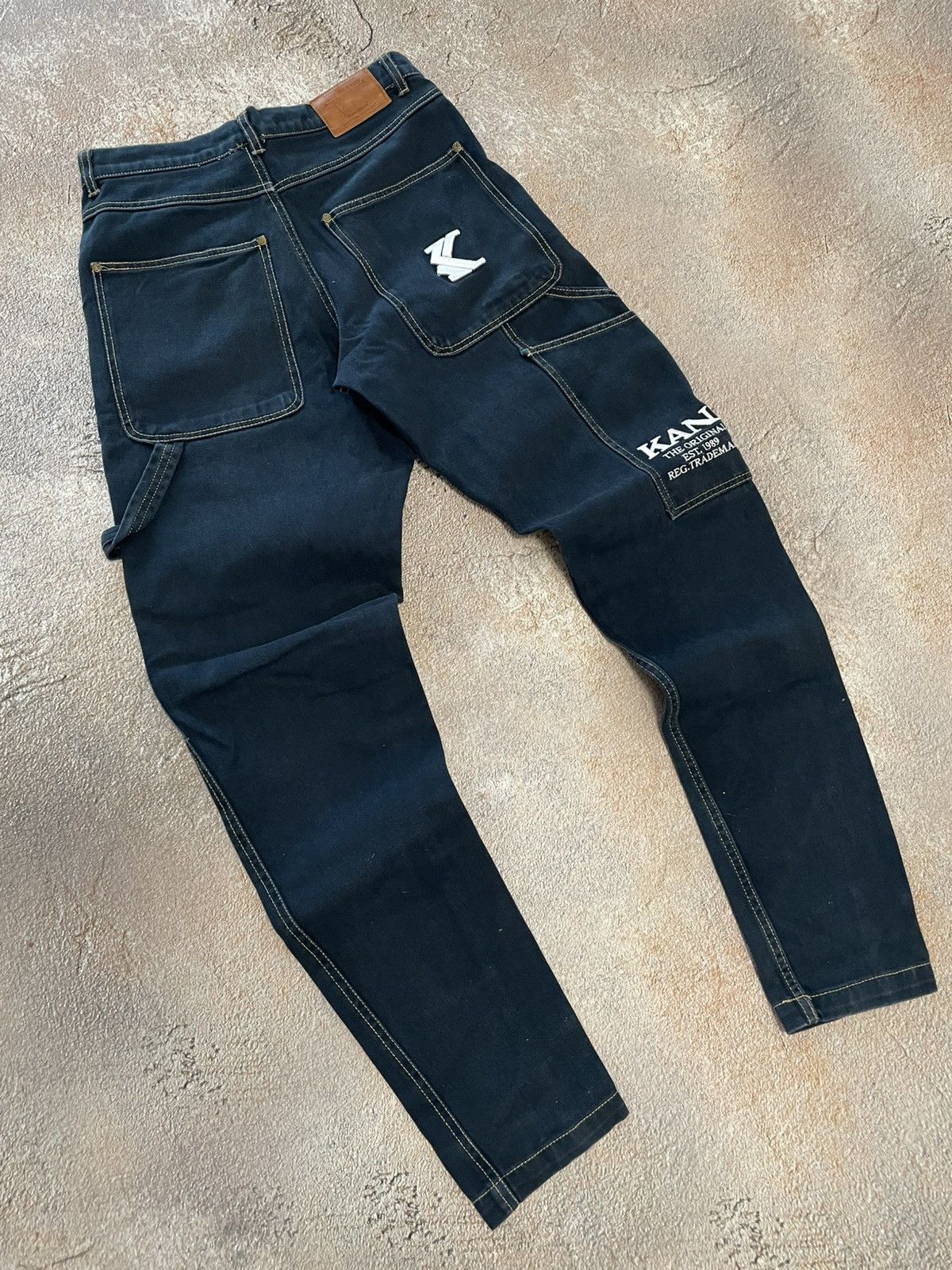 Karl Kani Vintage Karl Kani Big Logo Indigo Denim Jeans Size US 30 / EU 46 - 1 Thumbnail