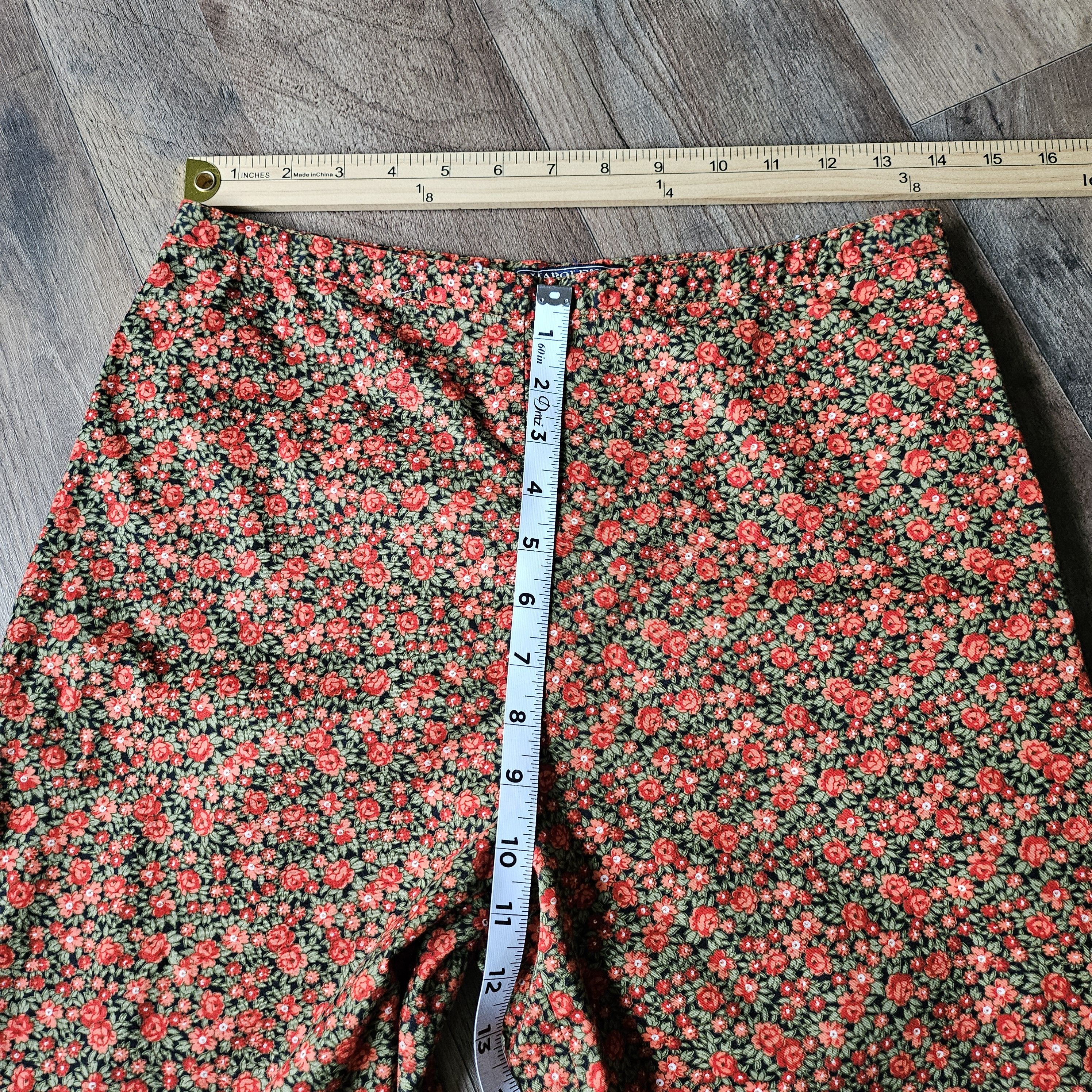 Vintage Vtg Harold’s Cotton Stretch High Rise Straight Leg pants Size 28" / US 6 / IT 42 - 6 Thumbnail