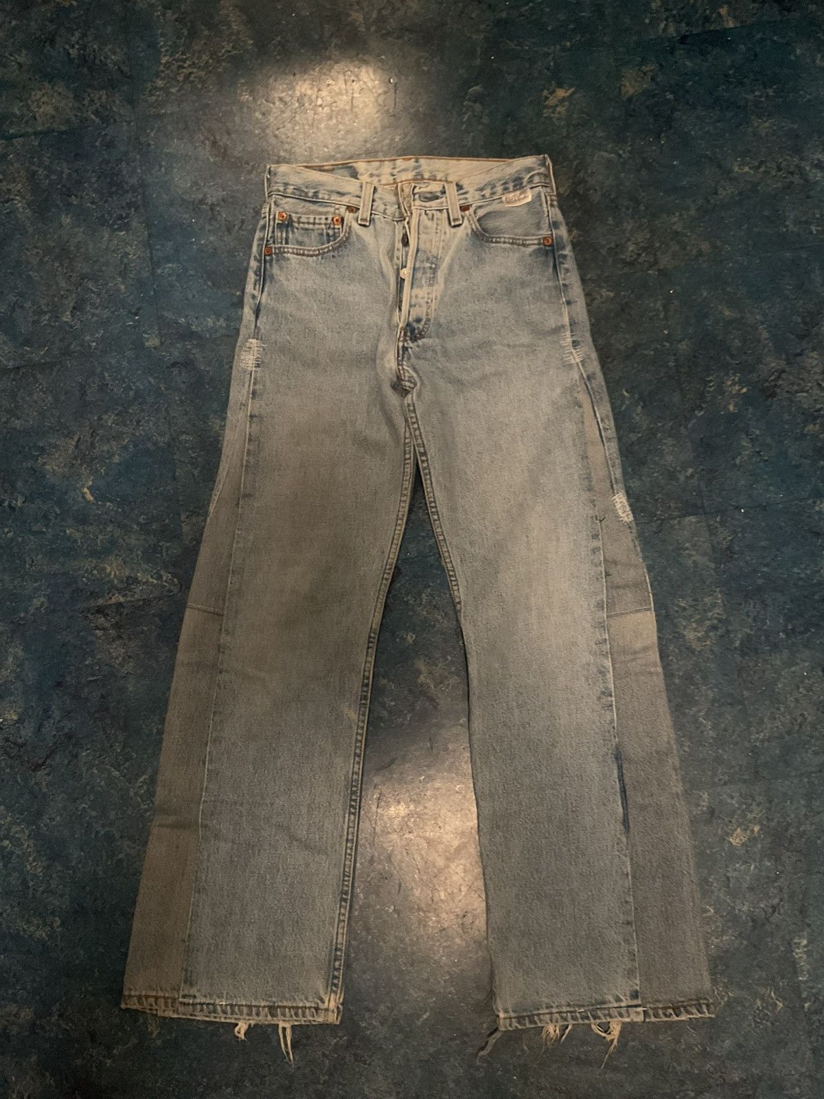 Levi's × Levi's Vintage Clothing × Vintage Jeans Levis 501 Flared Custom Vintage Size US 28 / EU 44 - 8 Thumbnail