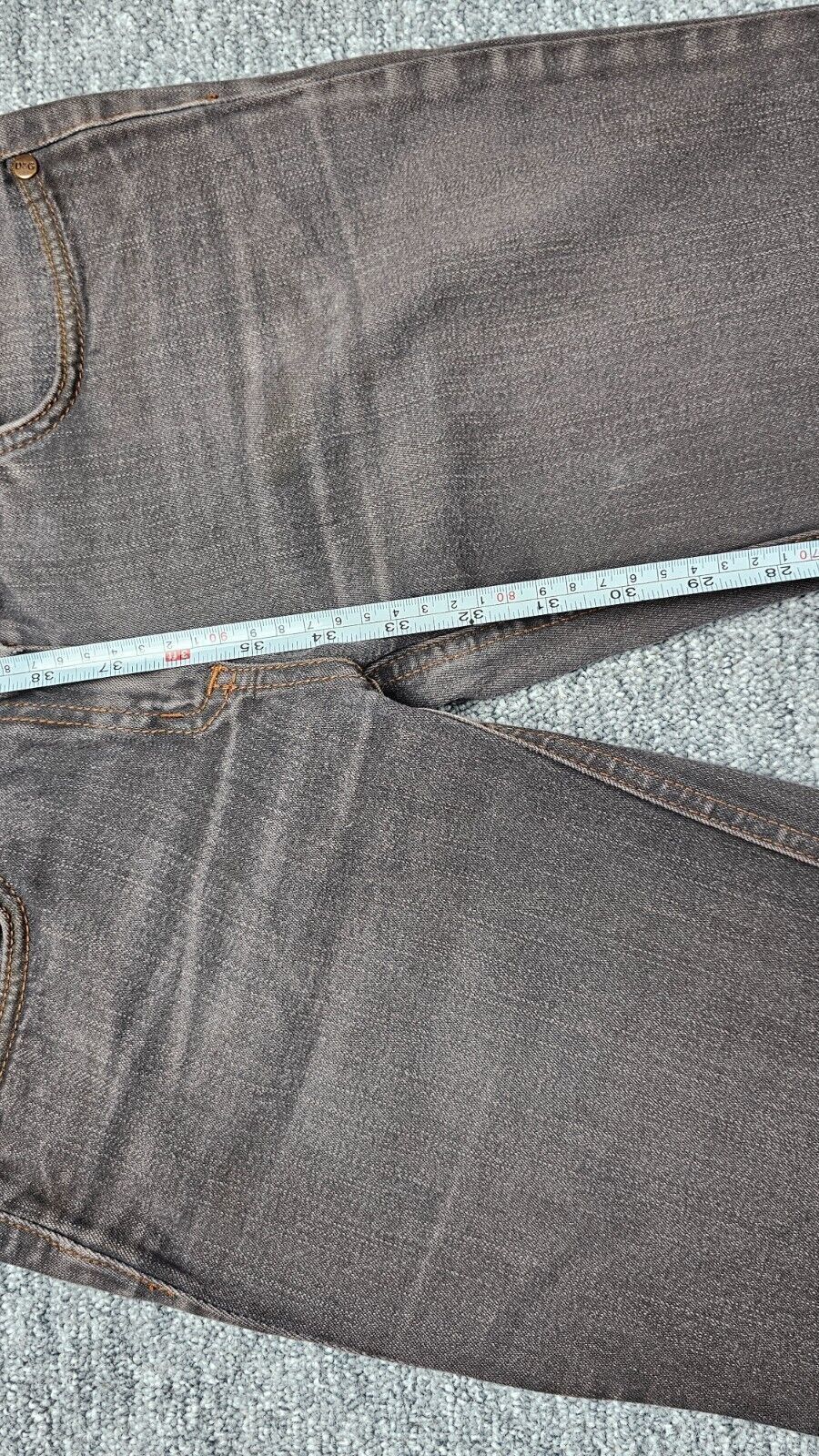 Dolce & Gabbana Vintage Y2K Dolce&Gabbana Gemstone Bell Bottom Jeans 28 Size 28" / US 6 / IT 42 - 14 Thumbnail