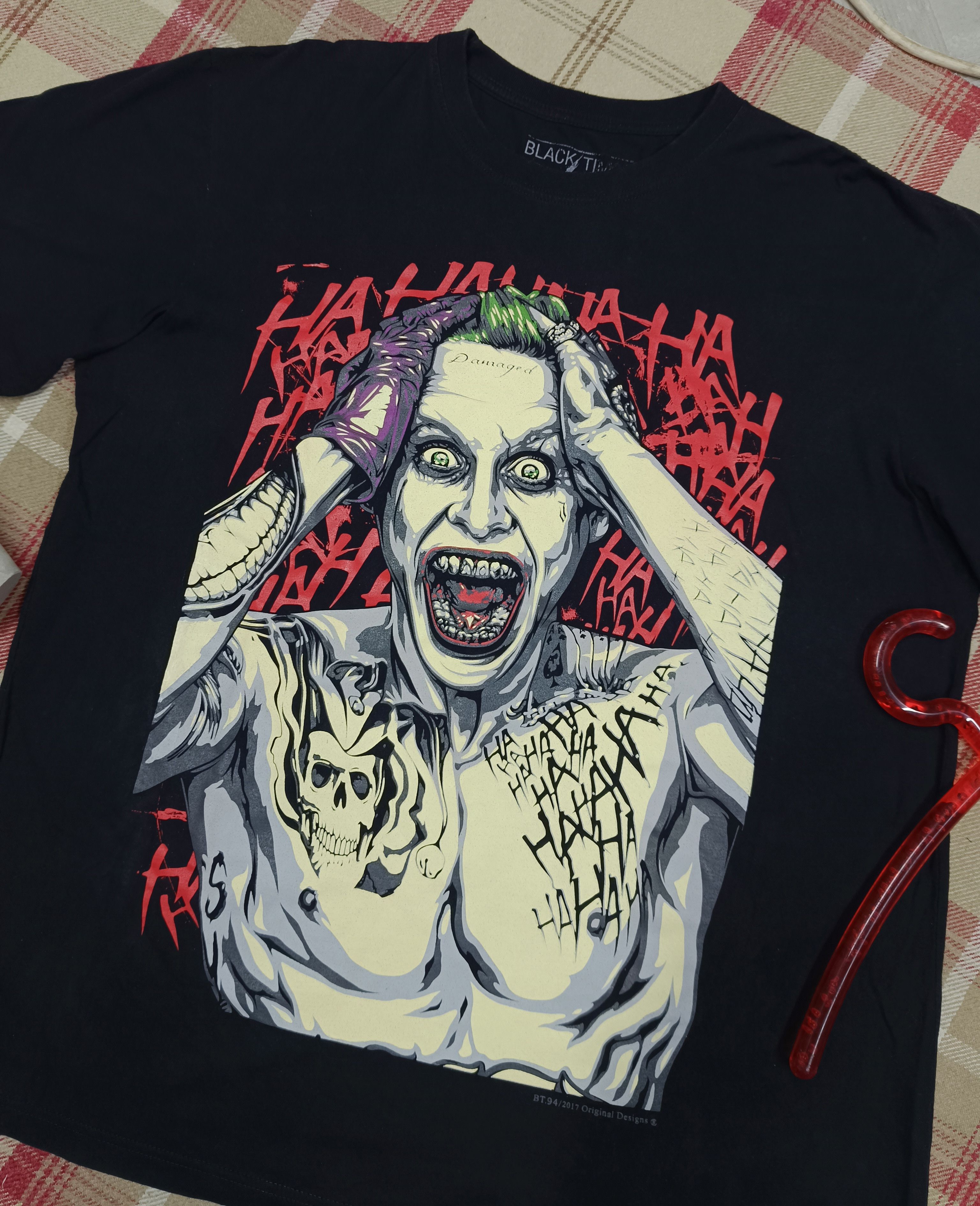 Vintage Joker T-shirt Sixe XL Cotton by 2017 Original Designs Size US XL / EU 56 / 4 - 2 Thumbnail