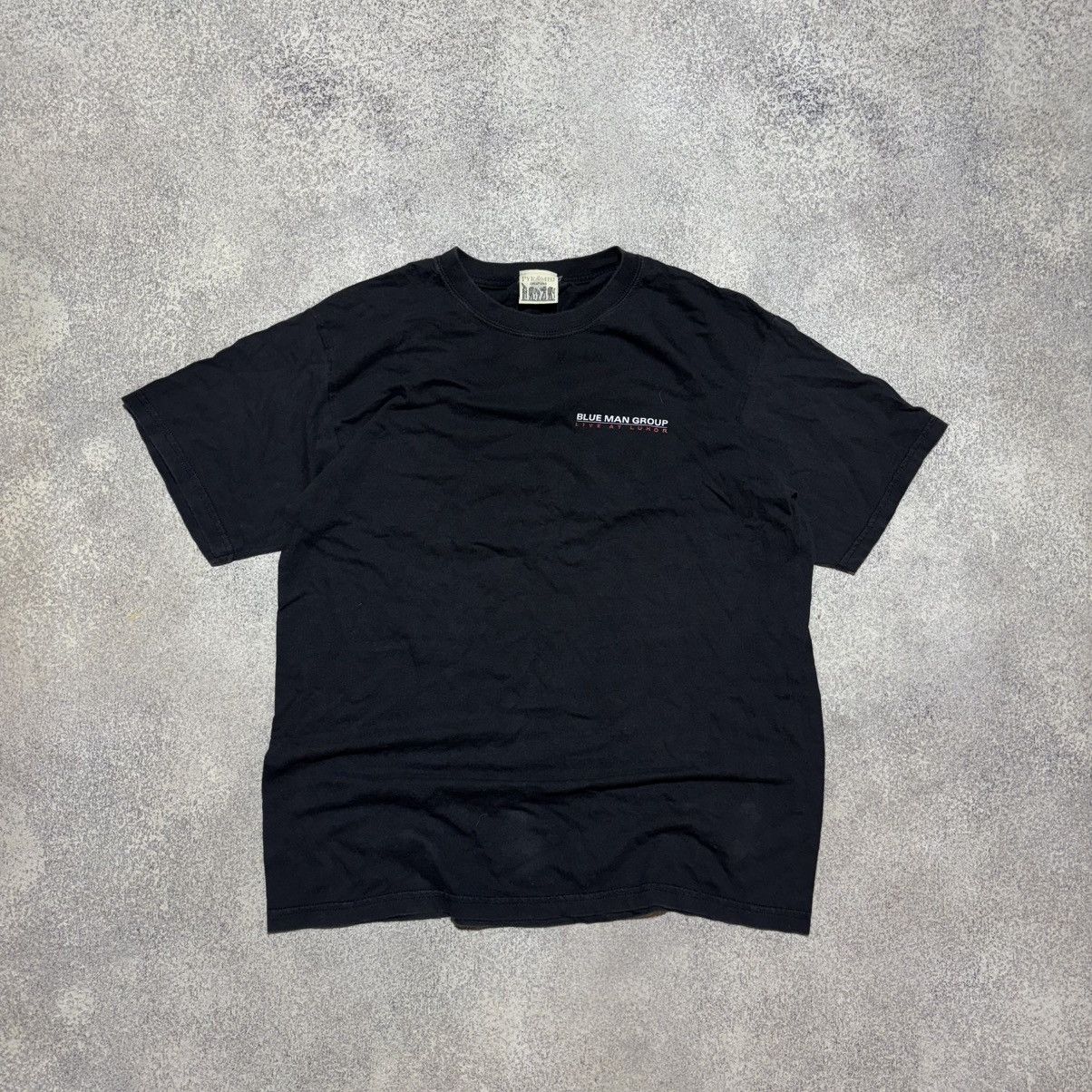 Band Tees × Vintage 90s Vintage Deadstock Blue Man size L Group T Shirt Size US L / EU 52-54 / 3 - 5 Thumbnail
