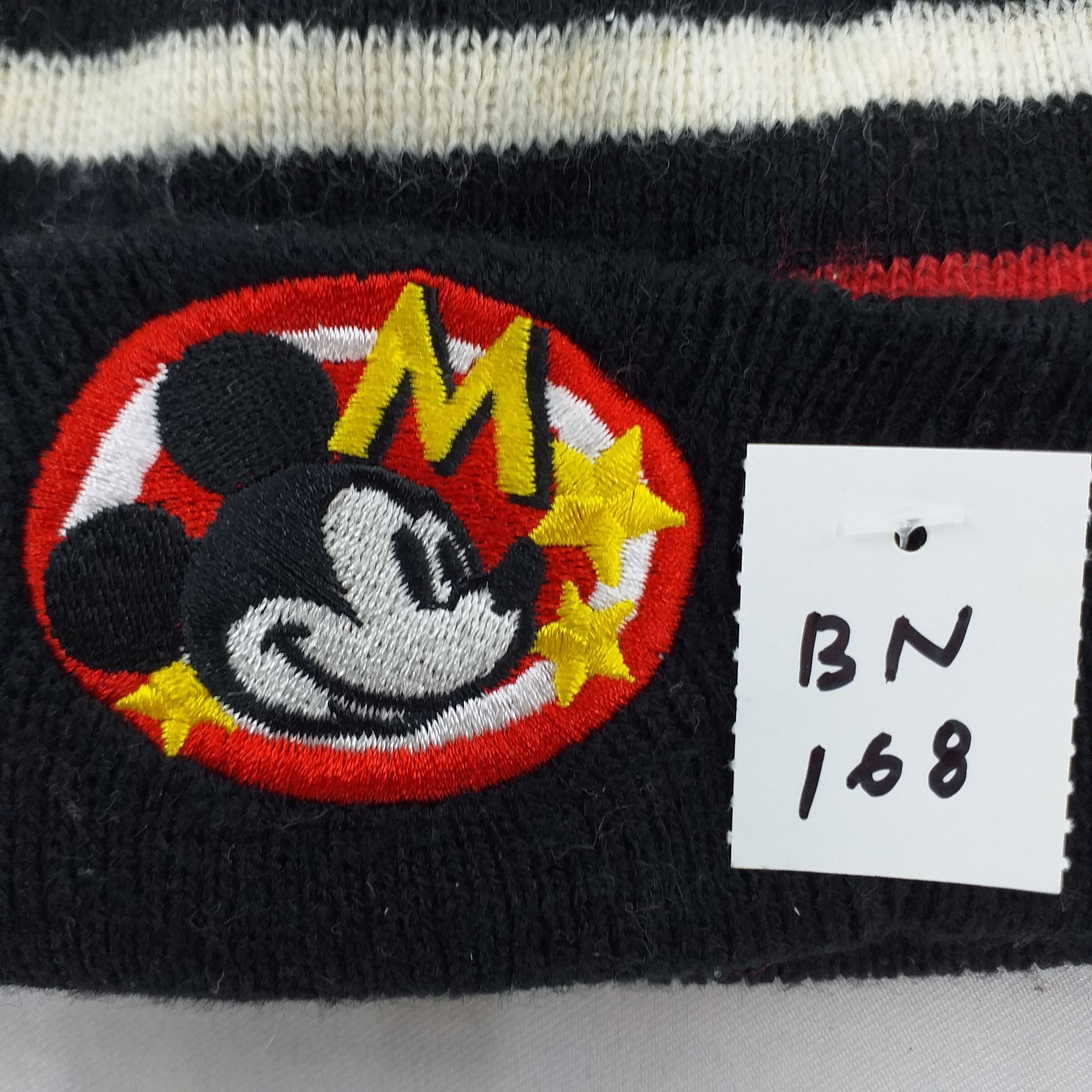 Japanese Brand Mickey Mouse Embroidery Snow Cap Hat Beanie -BN168 Size ONE SIZE - 6 Thumbnail