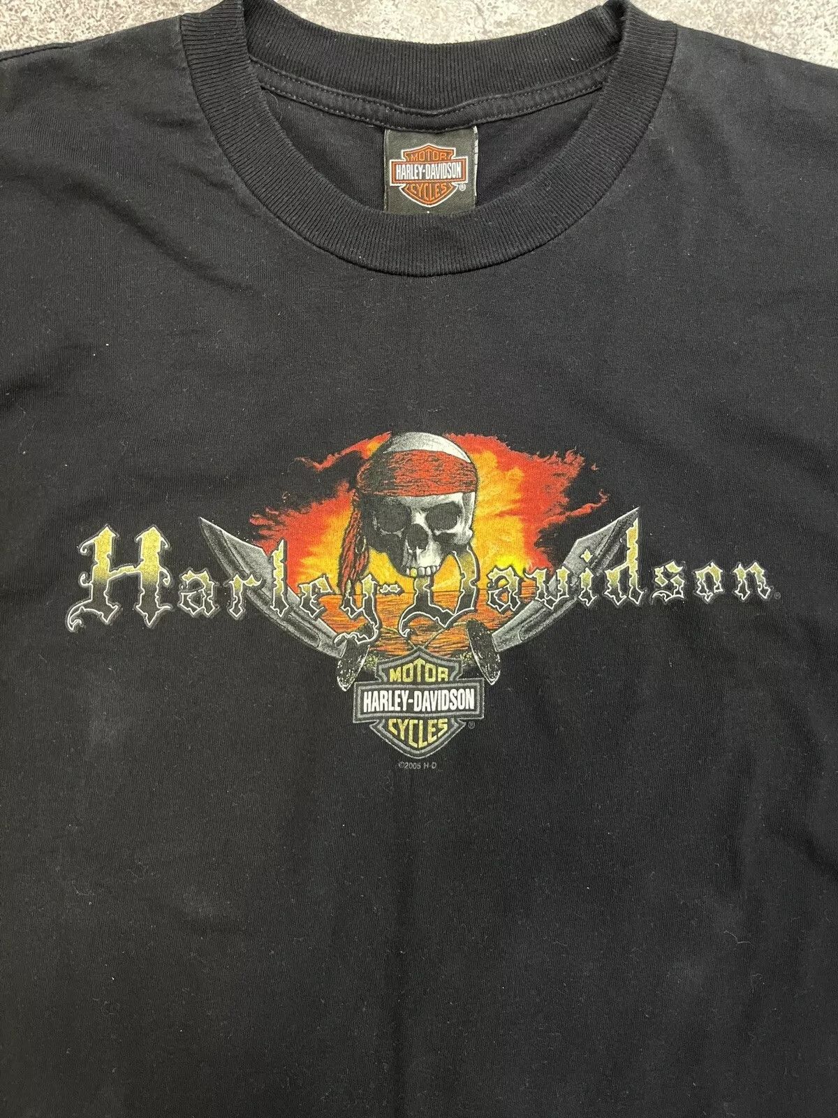 Harley Davidson Vintage Harley Davidson T Shirt Size Large 2005 Size US L / EU 52-54 / 3 - 2 Thumbnail