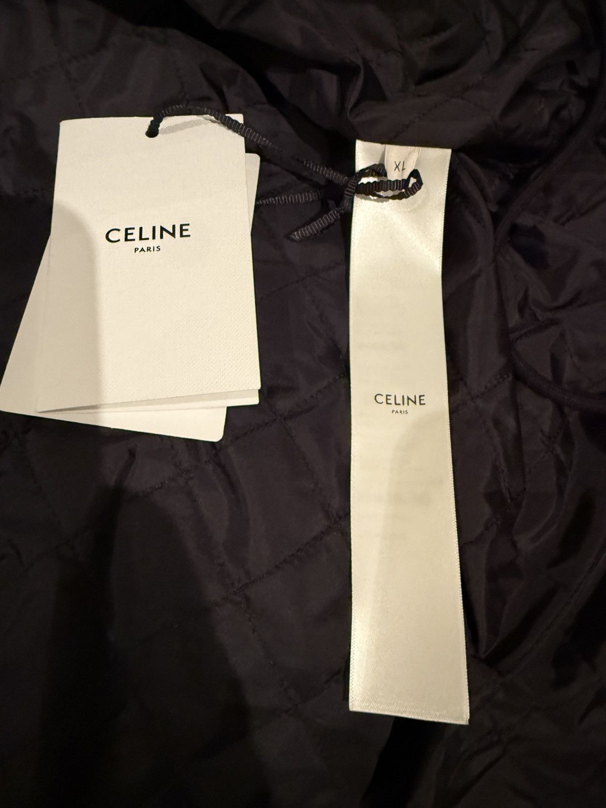 Celine $2.35k 🤑 FW24 Celine logo black fleece jacket Hedi grail XL Size US XL / EU 56 / 4 - 23 Thumbnail