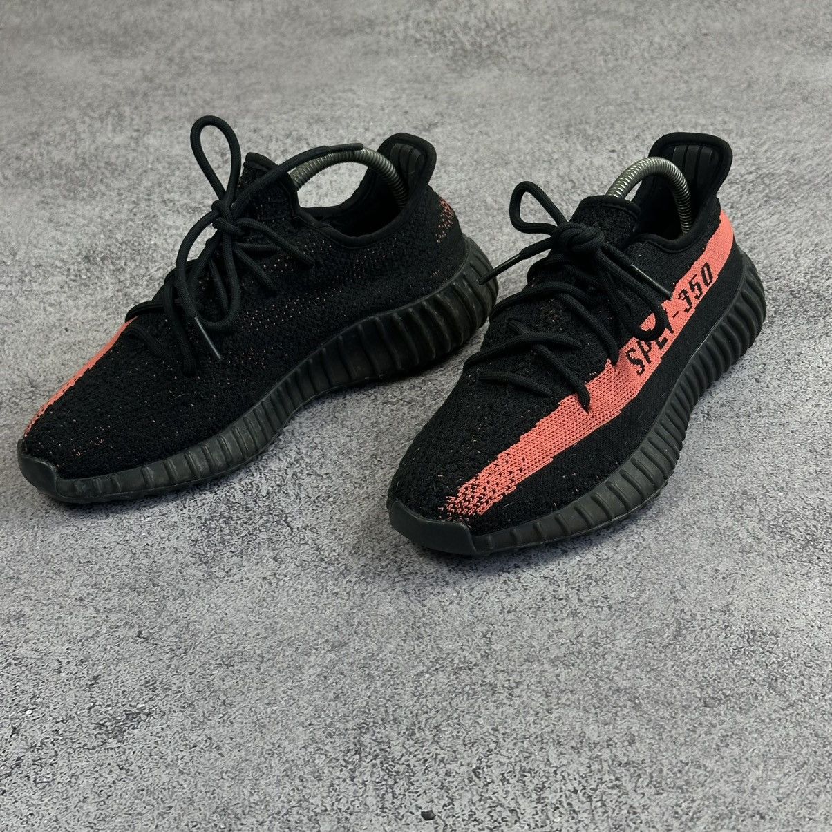 Adidas × Kanye West Adidas Yeezy Boost 350 V2 Core Black Red ( BY9612 ) US 7 Size US 7 / EU 40 - 2 Thumbnail