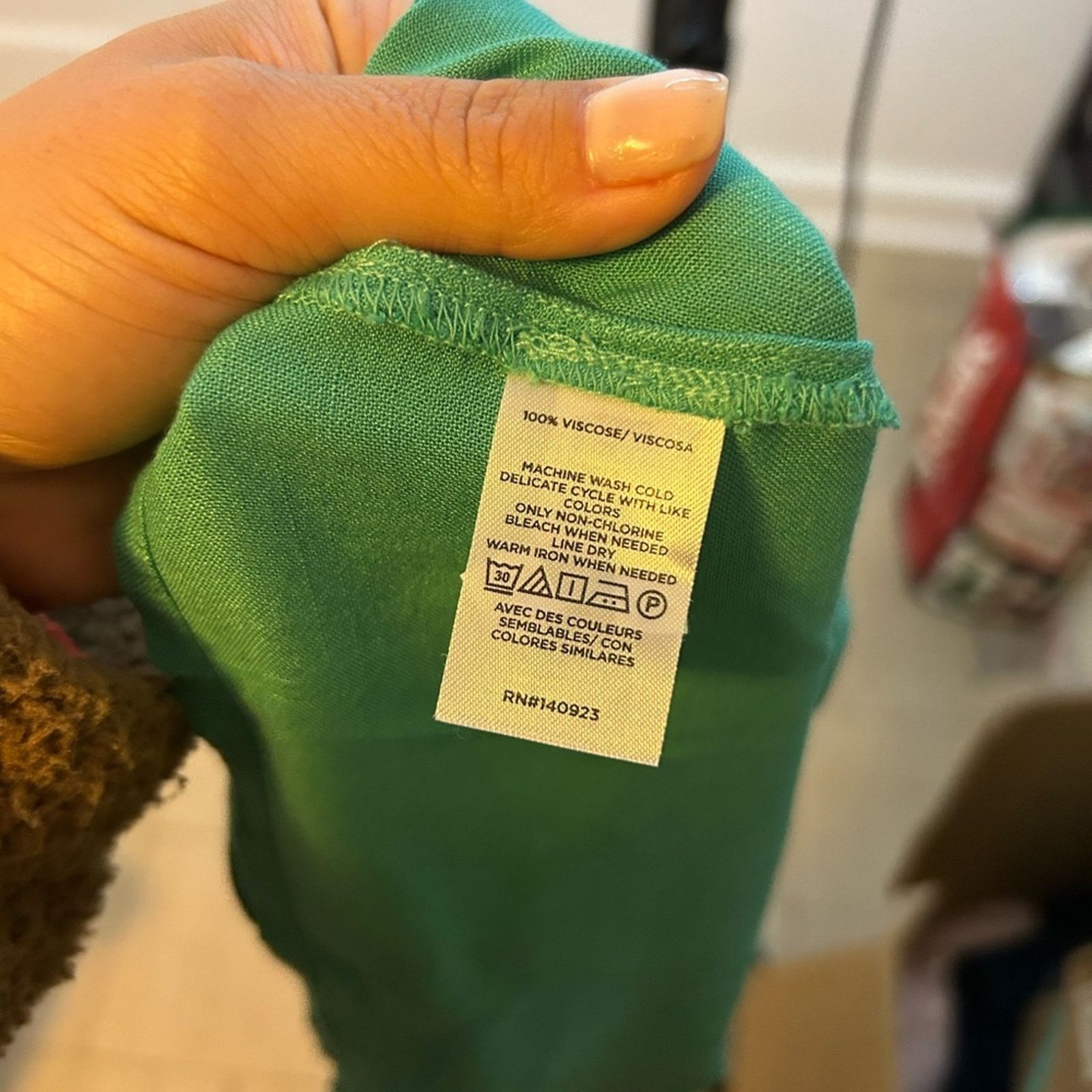 Loft NWT Loft Green Sleeveless Tie Front Blouse Size XS / US 0-2 / IT 36-38 - 4 Thumbnail