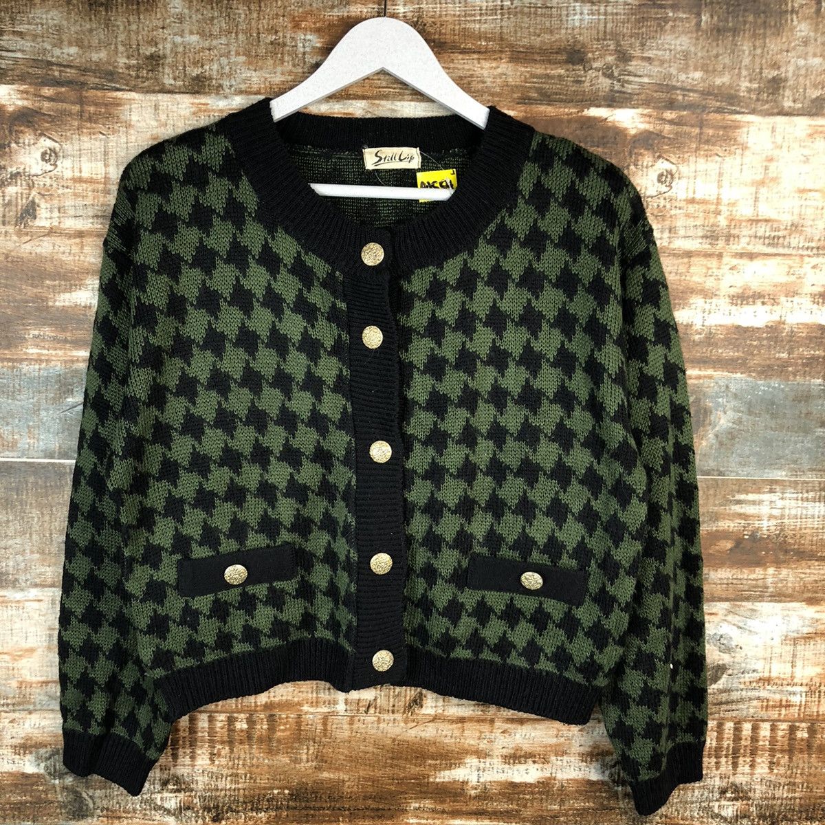 Homespun Knitwear × Japanese Brand Still Life japan Green cardigan Knitwear #A1554 Size M / US 6-8 / IT 42-44 - 3 Thumbnail