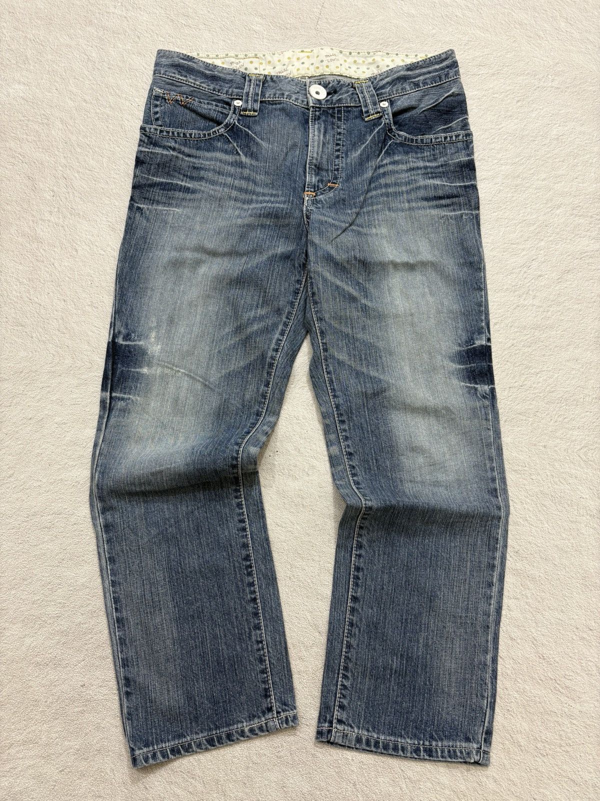 Kapital 2000s miss edwin japan bootcut wash denim pants y2k style Size US 32 / EU 48 - 1 Thumbnail