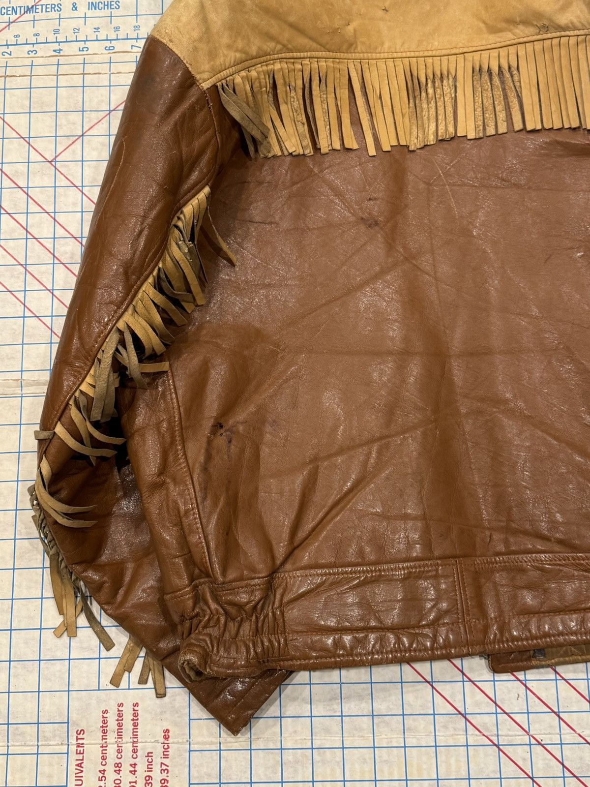 Vintage Vintage Sportswear Manufacturers Horse Hide Fringe Western Size US M / EU 48-50 / 2 - 18 Thumbnail