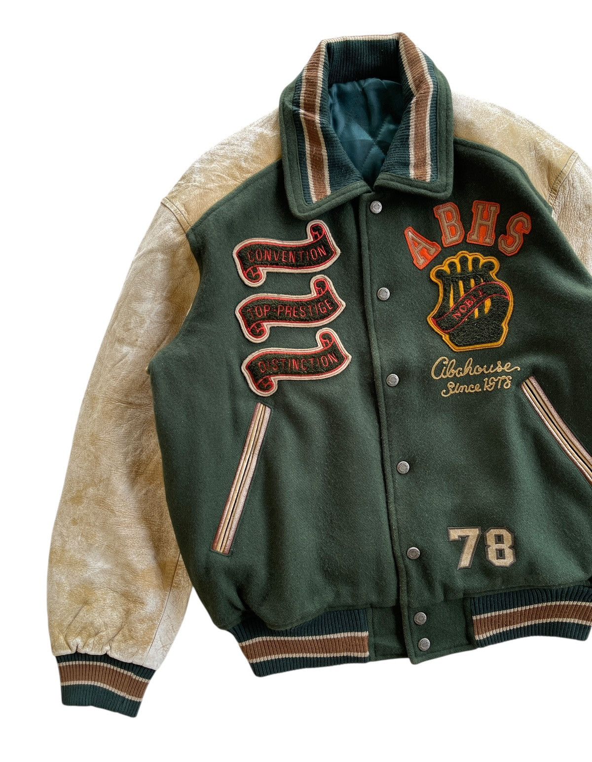 Japanese Brand Vintage Abahouse Varsity Jacket Faded Size US L / EU 52-54 / 3 - 4 Thumbnail