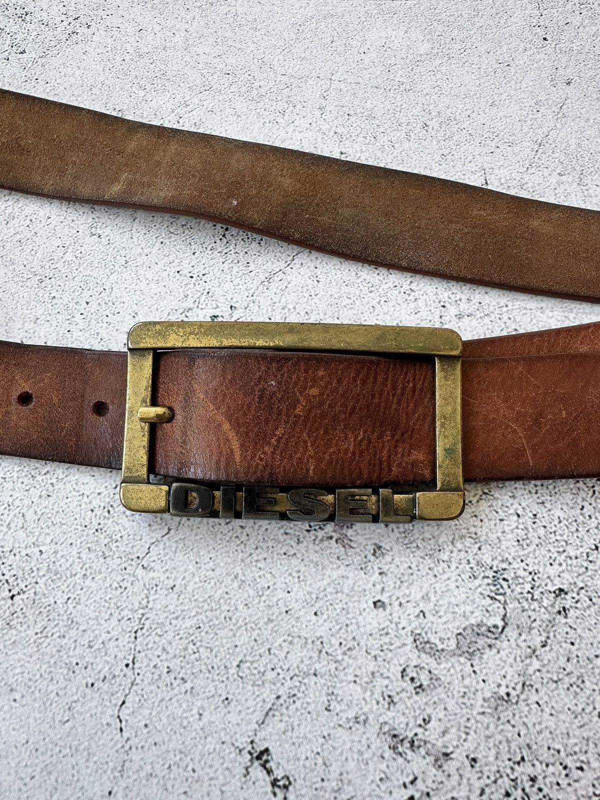 Diesel × Vintage Vintage Diesel Leather Belt Size ONE SIZE - 2 Thumbnail