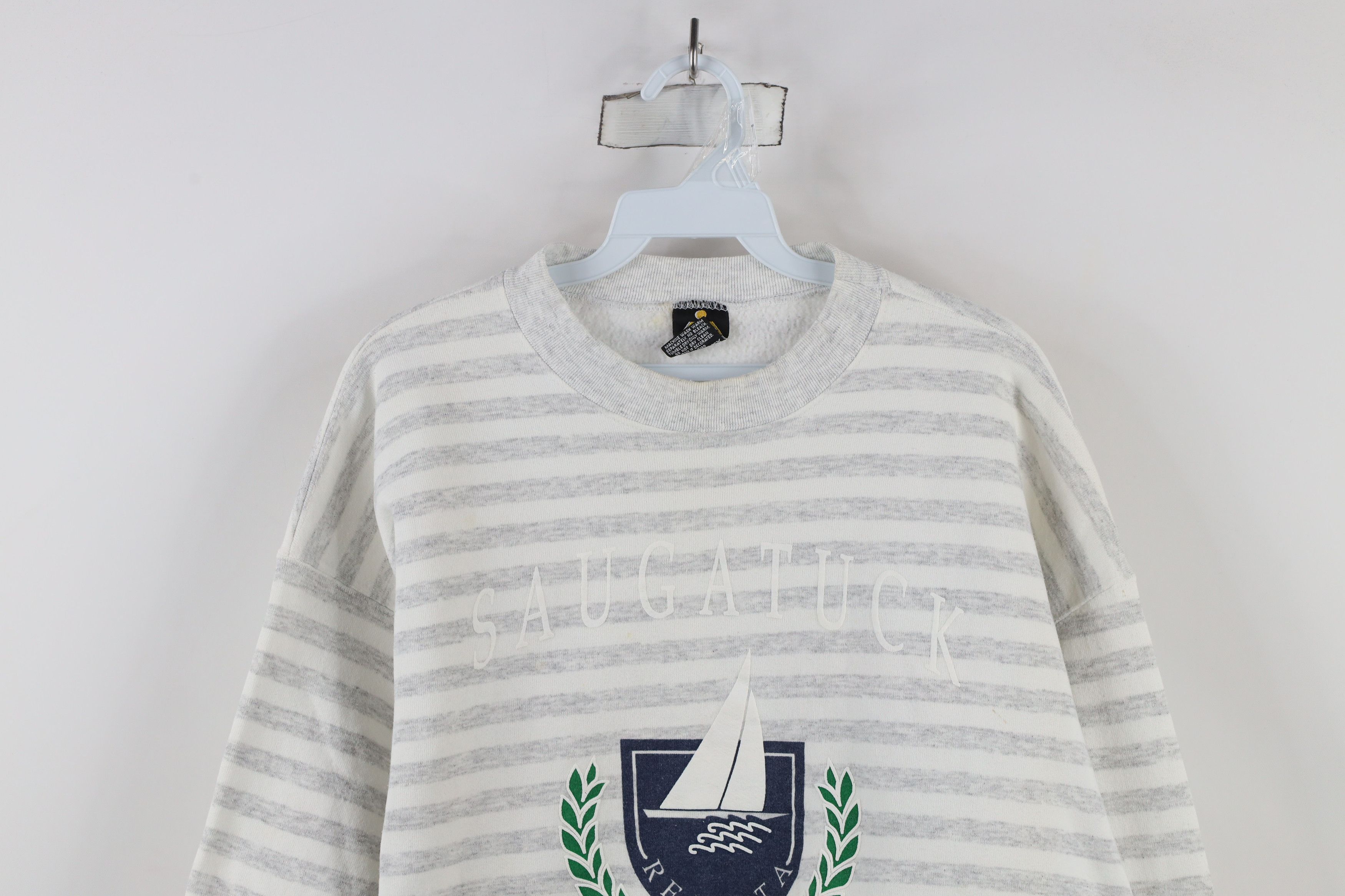 Vintage Vintage 90s Streetwear Michigan Sailing Sweatshirt USA Size US XL / EU 56 / 4 - 2 Thumbnail
