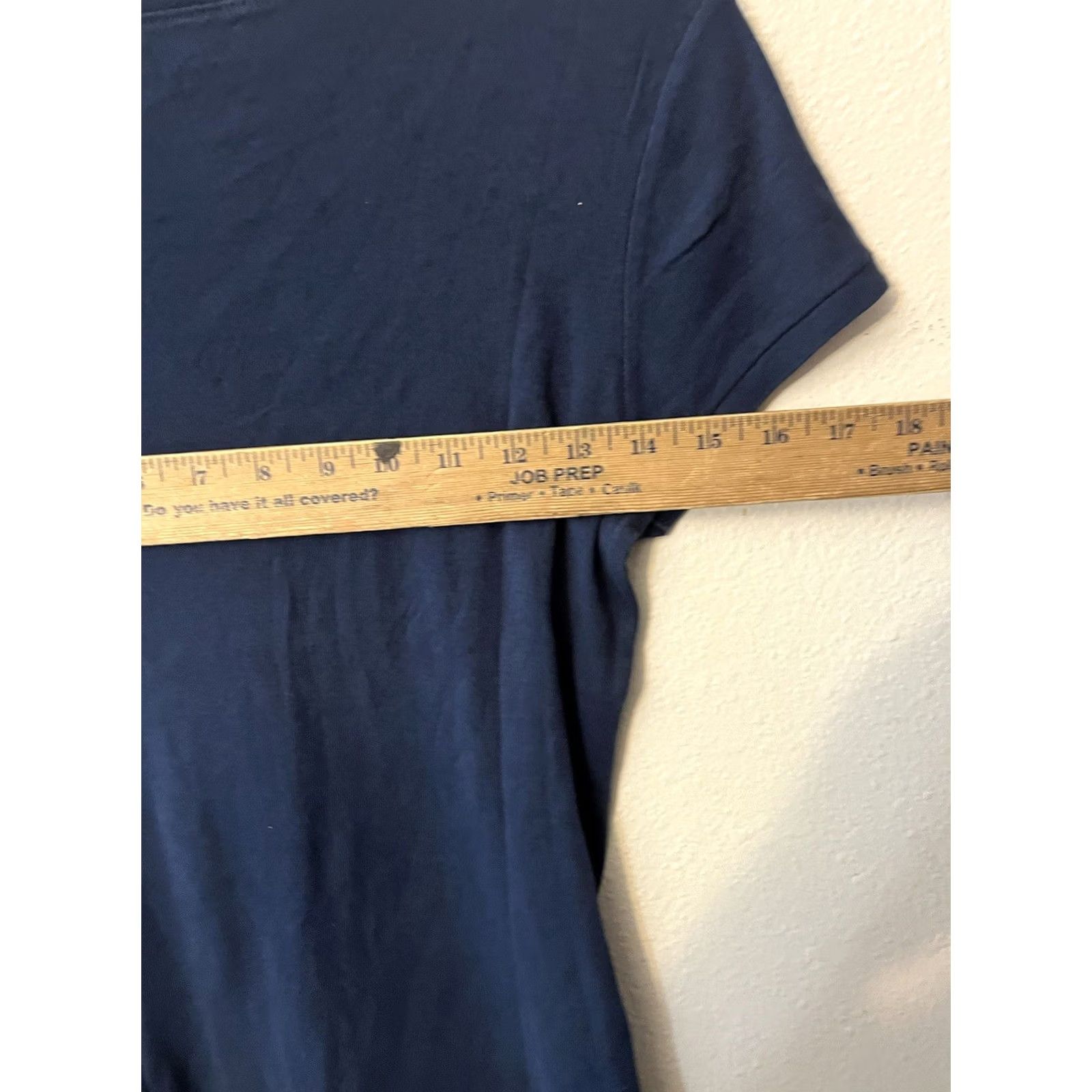 Old Navy Old Navy T-Shirt Women’s Small Navy Blue Solid Short Sleeve Crew Neck Tee Size S / US 4 / IT 40 - 4 Thumbnail