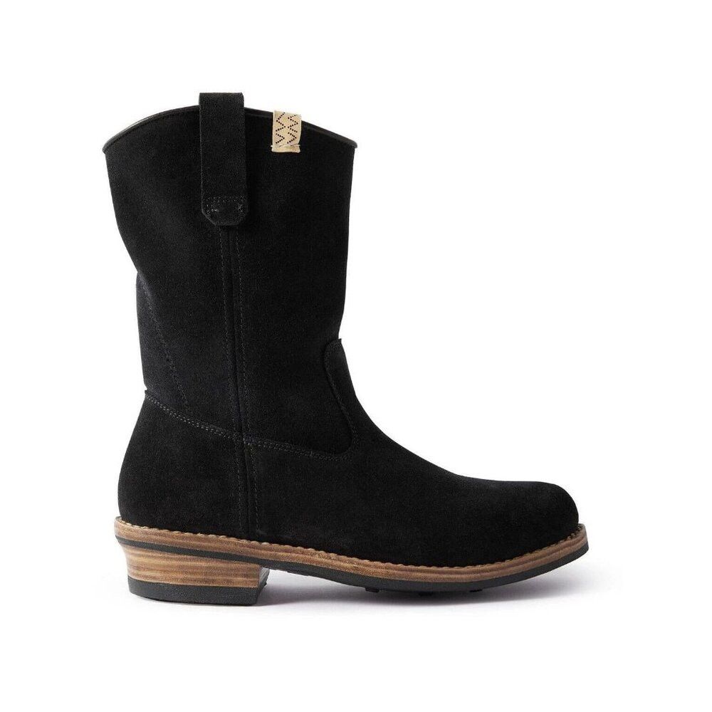 Visvim Visvim Wabanaki Suede Boots 12 Mens Black New Waite-Folk