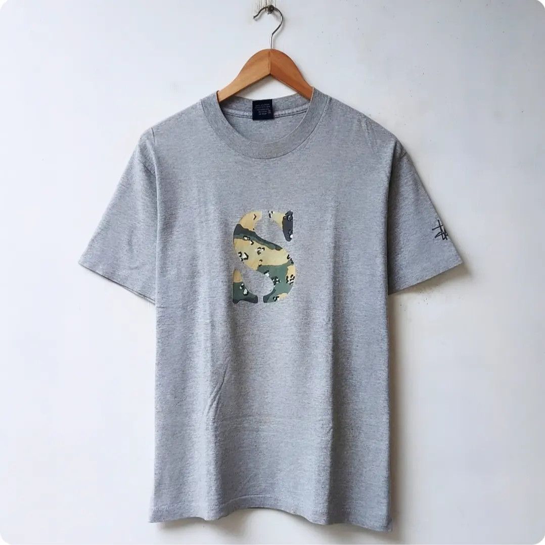 トップス Vintage stussy cami Vintage Stüssy N4 Monogram Limited Edition Tee Shirt Size XL