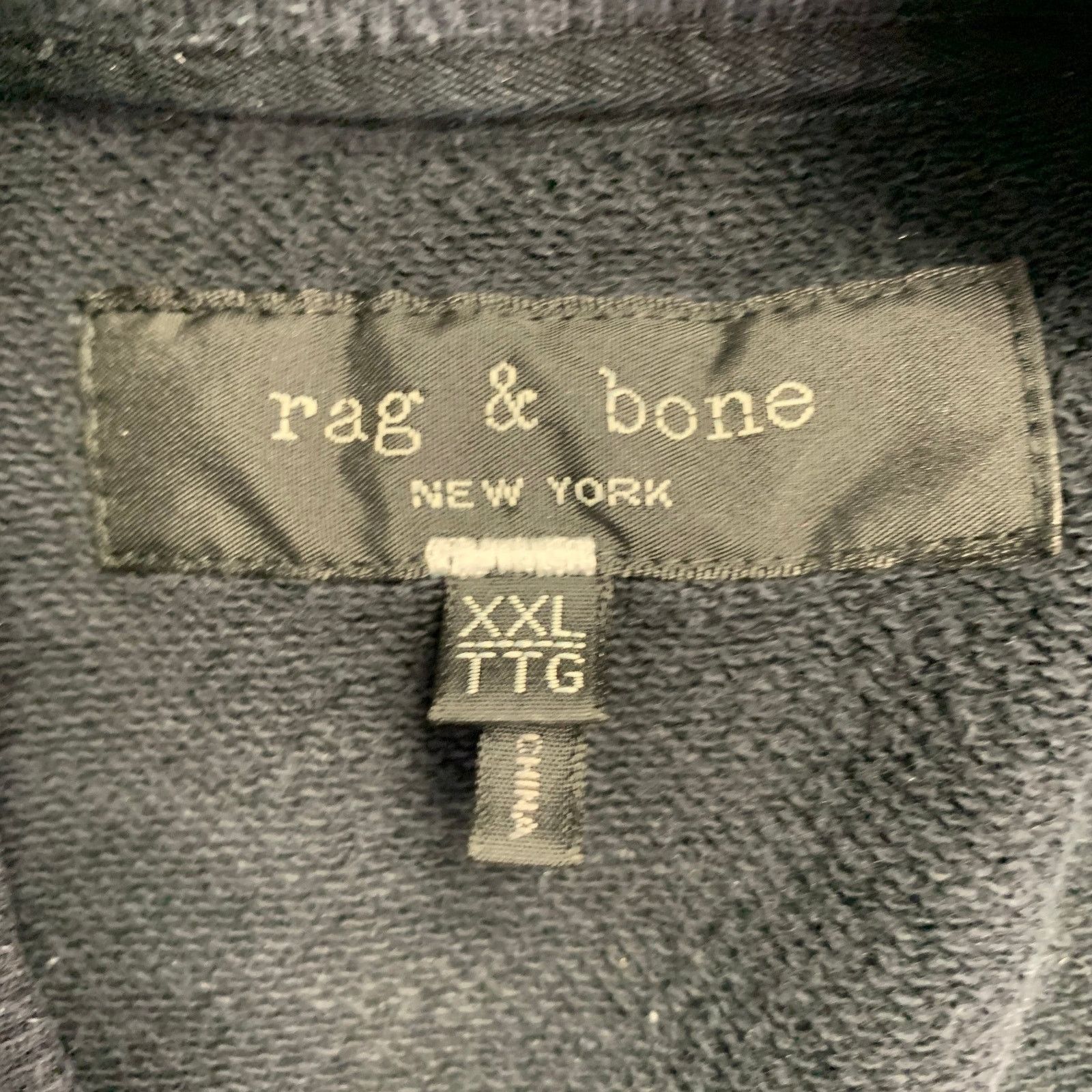 Rag & Bone XXL Yin Yang Black White Print Cotton Crew Neck Sweatshirt Size US XXL / EU 58 / 5 - 11 Thumbnail