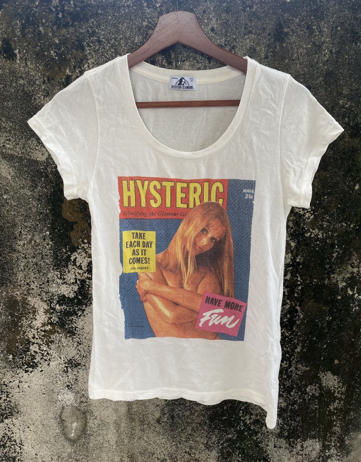 Hysteric Glamour Hysteric Glamour Magazine Cover Nude Girl T Shirt