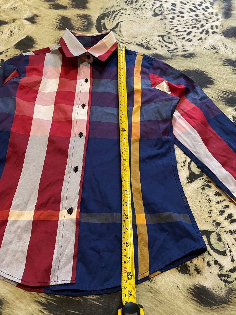 Burberry Burberry Checkered Long Sleeve Shirt VINTAGE Size L / US 10 / IT 46 - 10 Thumbnail