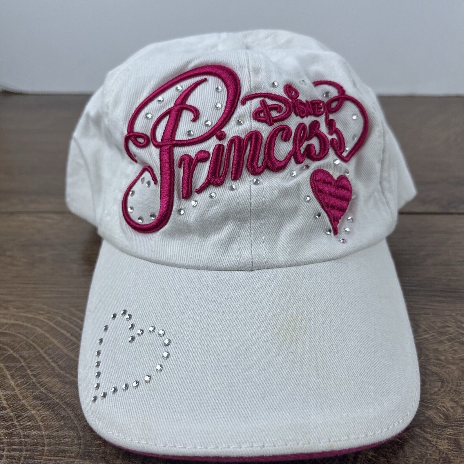 Disney Disney Princess Hat White Cap Hat Adjustable Hat White Adult Size ONE SIZE - 4 Thumbnail