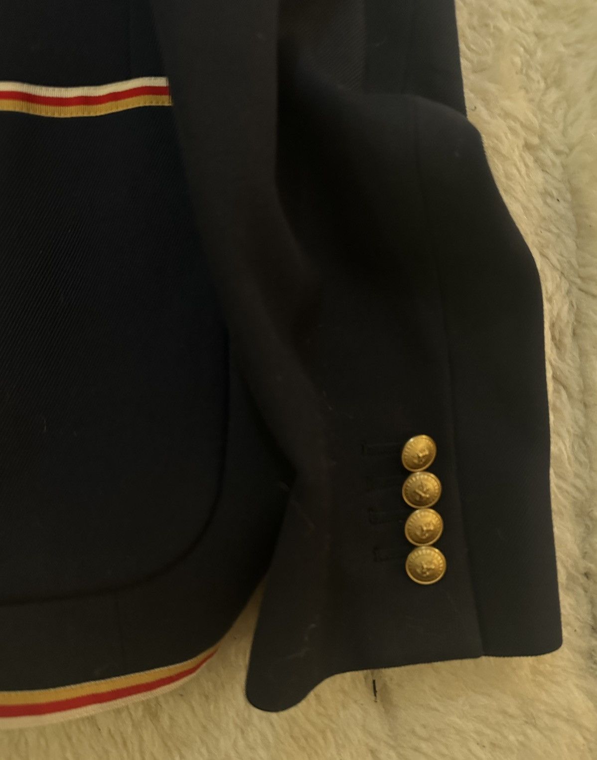 Gucci Navy Gucci Blazer Size 50R - 4 Thumbnail