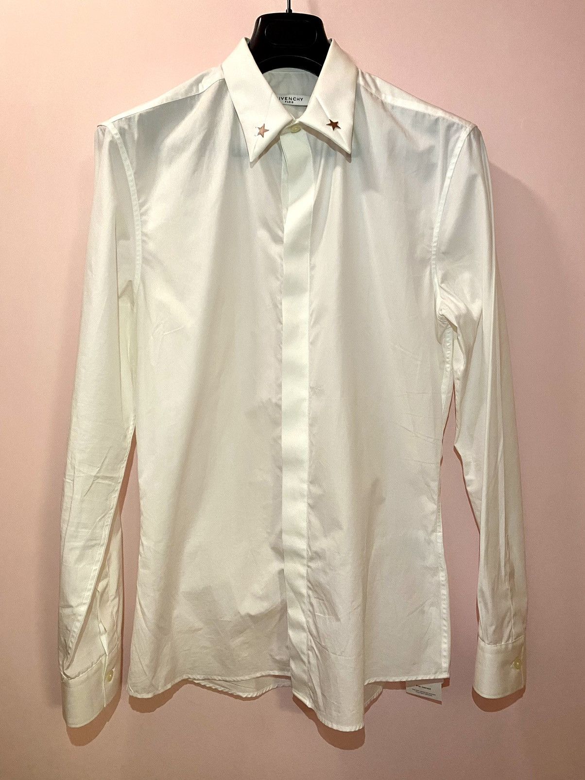 Givenchy Givenchy silver star motif white shirt 38 Size US S / EU 44-46 / 1 - 1 Thumbnail