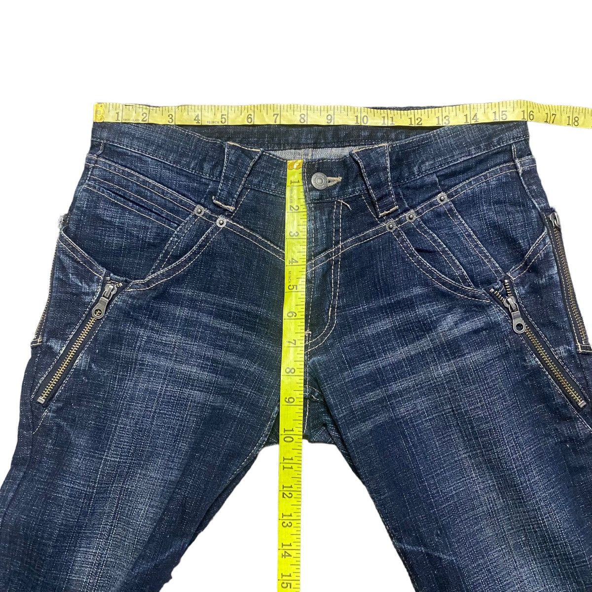 PPFM PPFM Cyber Denim Skinny Jeans Zipper Size US 30 / EU 46 - 17 Thumbnail