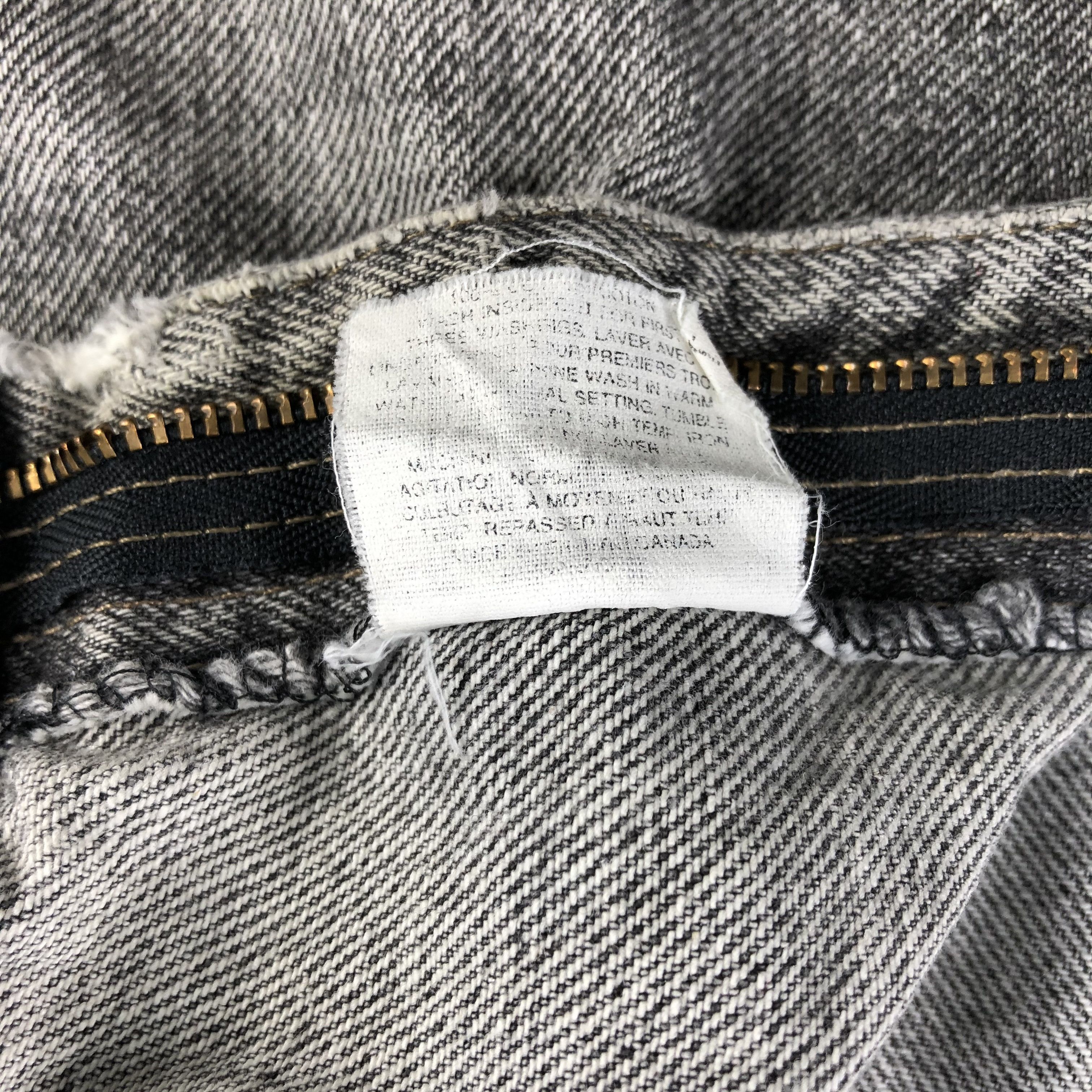 Levi's Vintage 90s Levis 631 Jeans Faded Gray Denim KJ1017 Size US 36 / EU 52 - 13 Thumbnail
