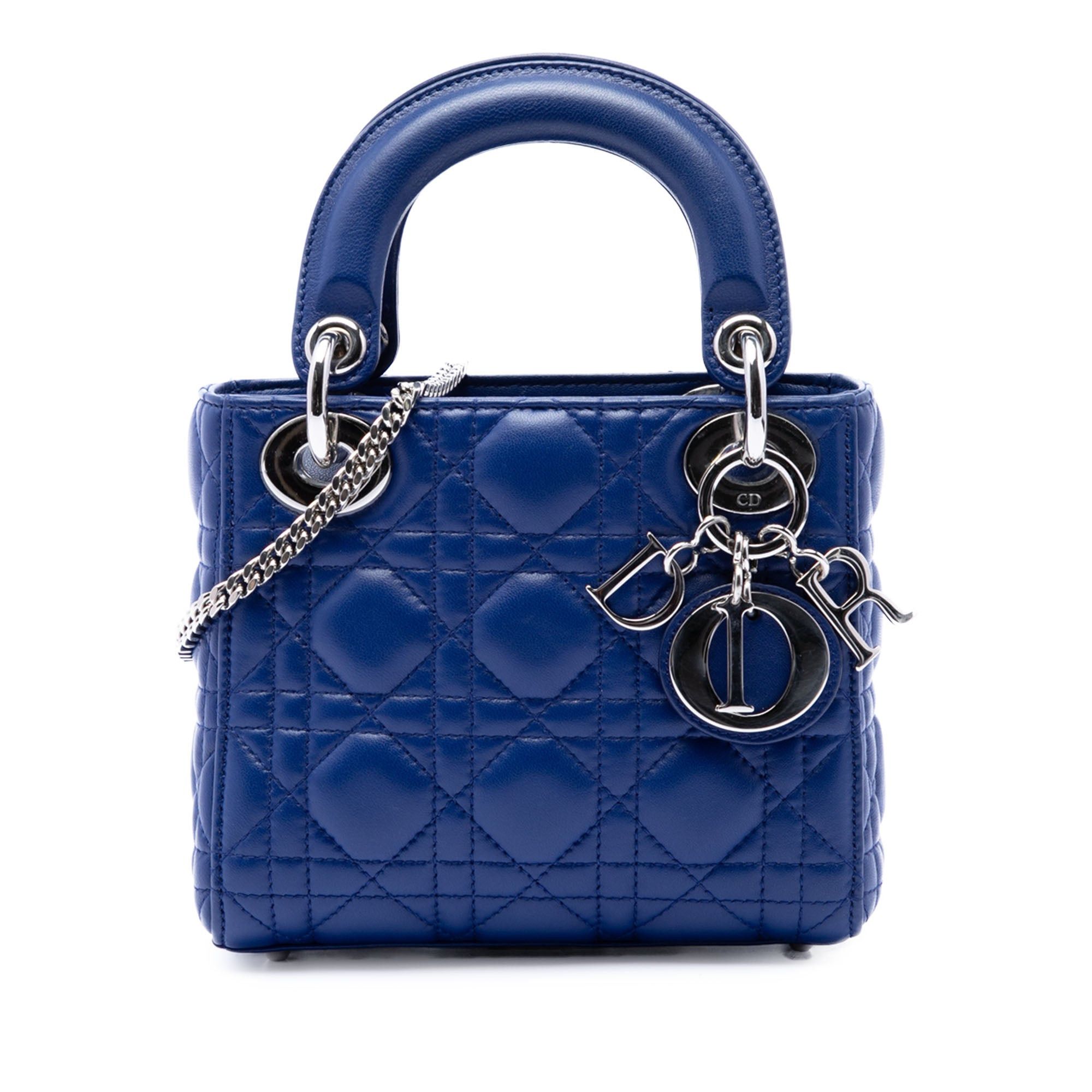 Dior Mini Lambskin Cannage Lady Dior Size ONE SIZE - 1 Thumbnail
