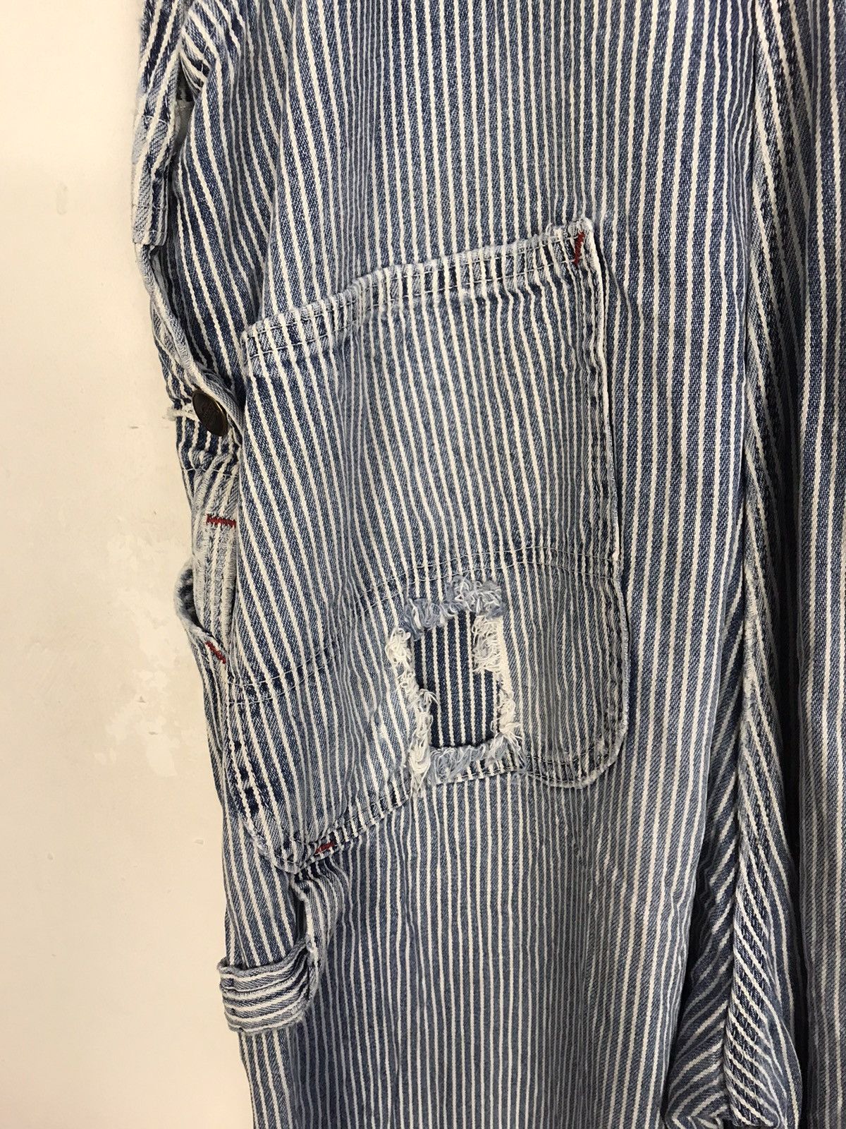 Dickies Dickies Hickory Indigo Denim Coveral Overall Jumper Workwear Size US 38 / EU 54 - 11 Thumbnail