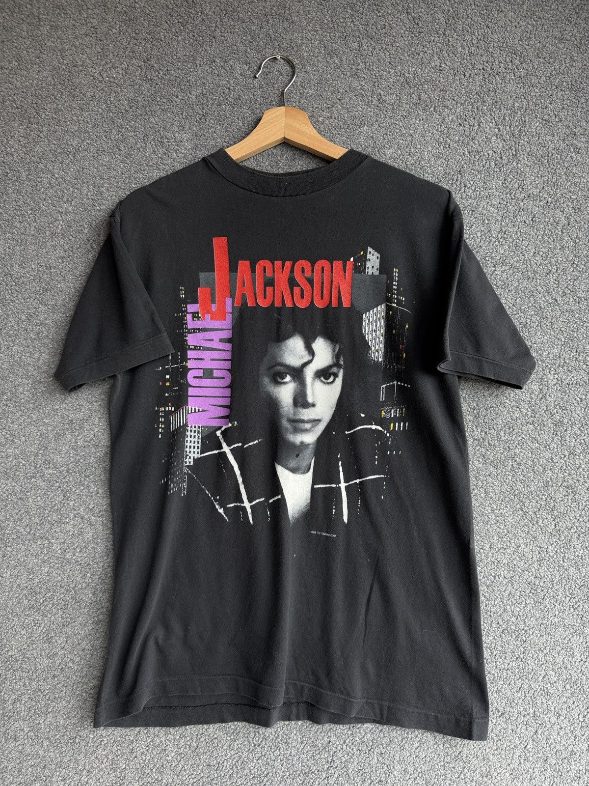 Michael Jackson Vintage 1988 Michael Jackson Bad Tour T Shirt 