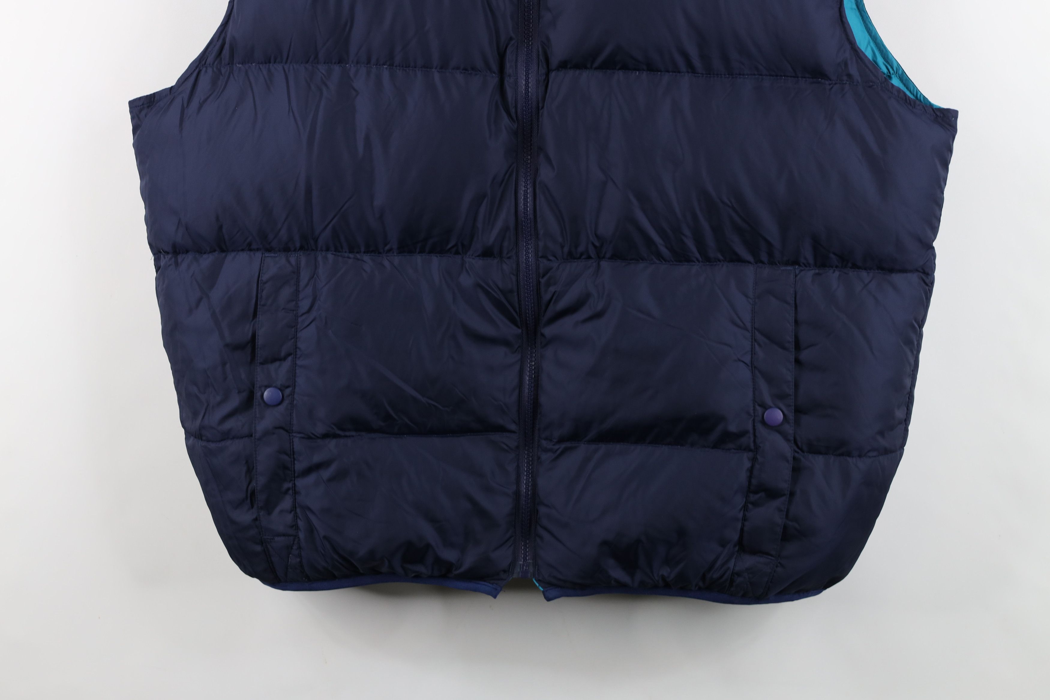 Vintage Vintage 90s Streetwear Reversible Duck Puffer Vest Jacket Size US XL / EU 56 / 4 - 11 Thumbnail