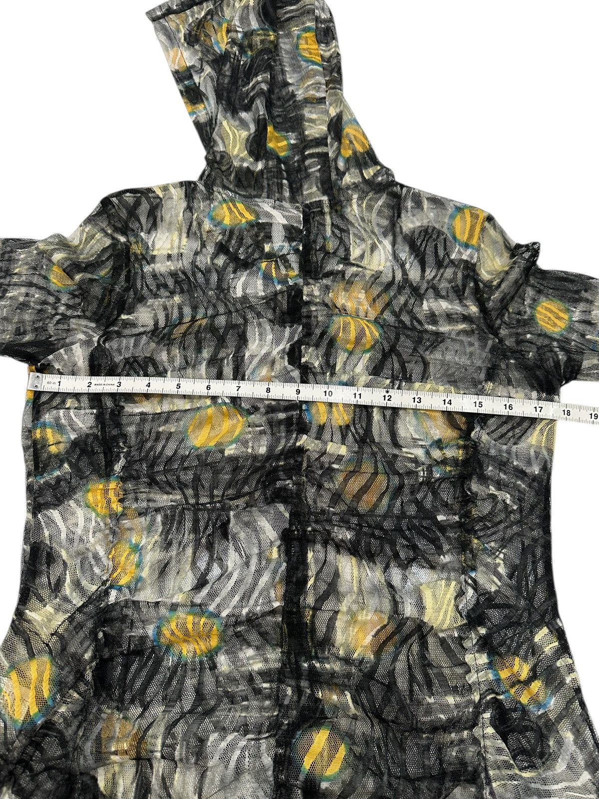 Beauty Beast 2000s CHERTY TRANSPARENT WAVE ZIP HOODIE IFSIX LGB STYLE Size US S / EU 44-46 / 1 - 11 Thumbnail