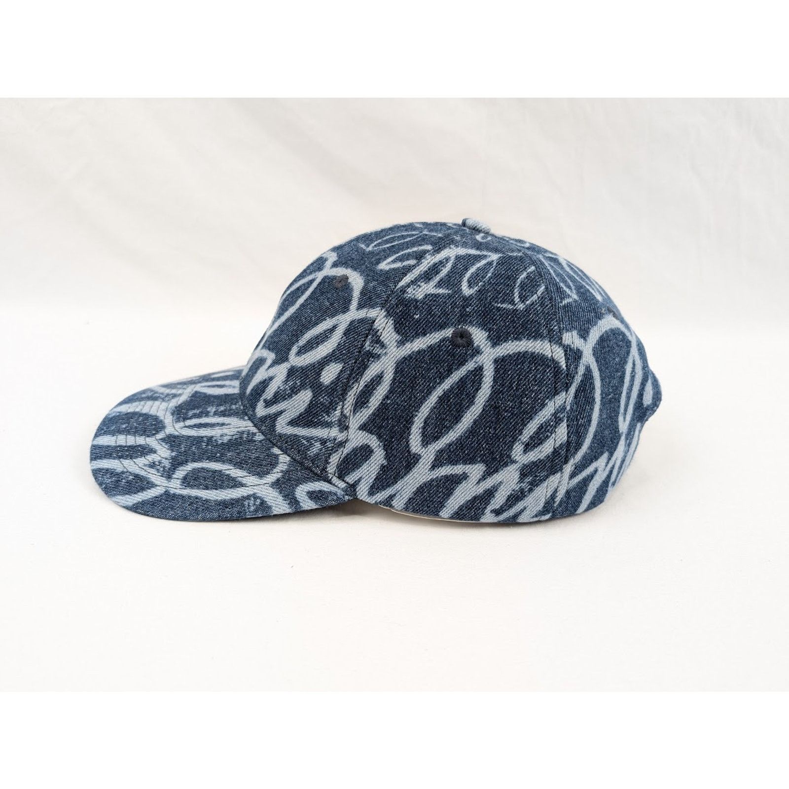 Marni o1rshd1 Size: L / Bleached Lasered Light Denim Cap / Hat Size ONE SIZE - 6 Thumbnail