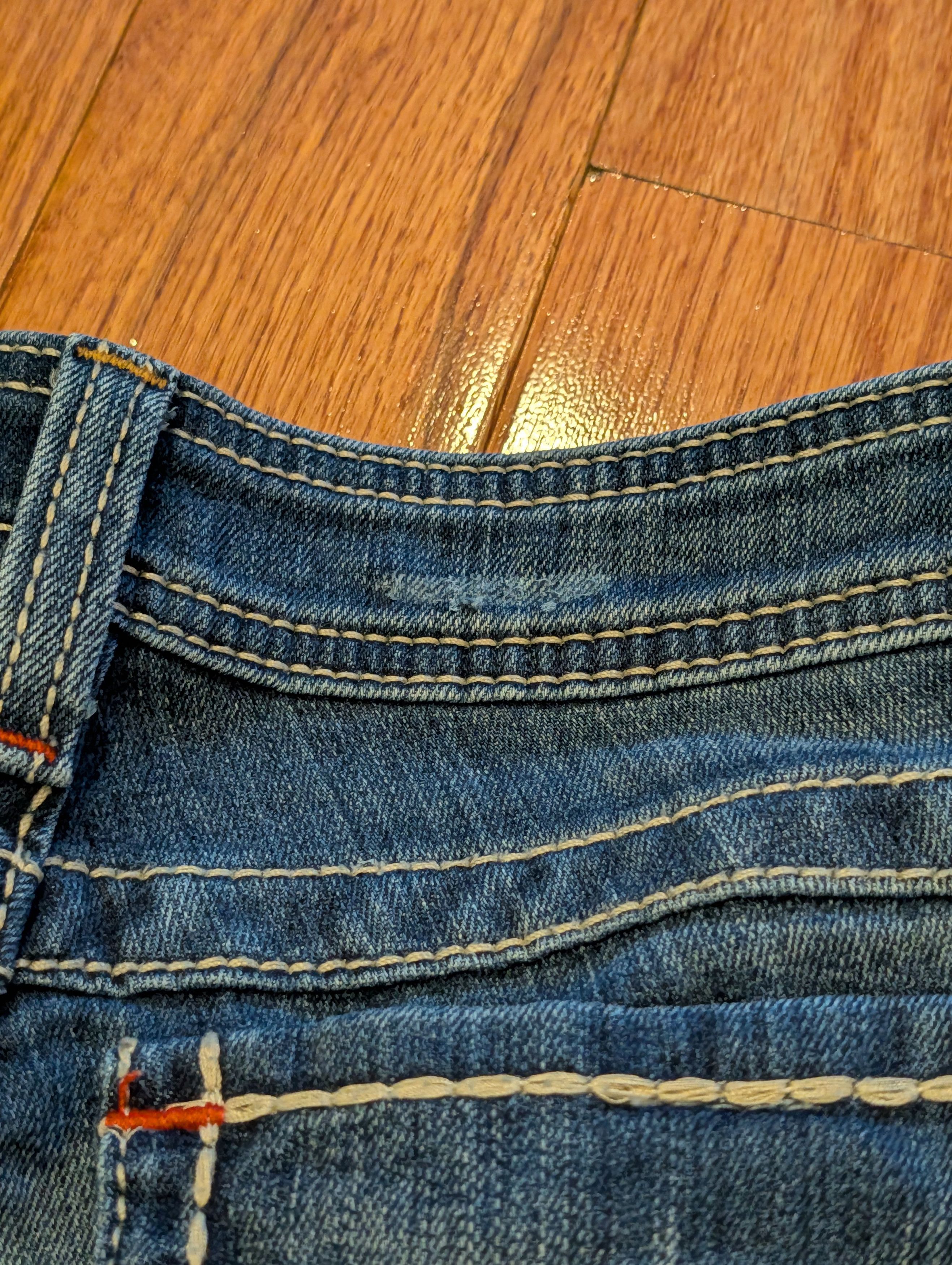 Ariat Vintage Y2K Ariat Blue 31x30 Ruby Denim Jeans Size 31" - 7 Thumbnail