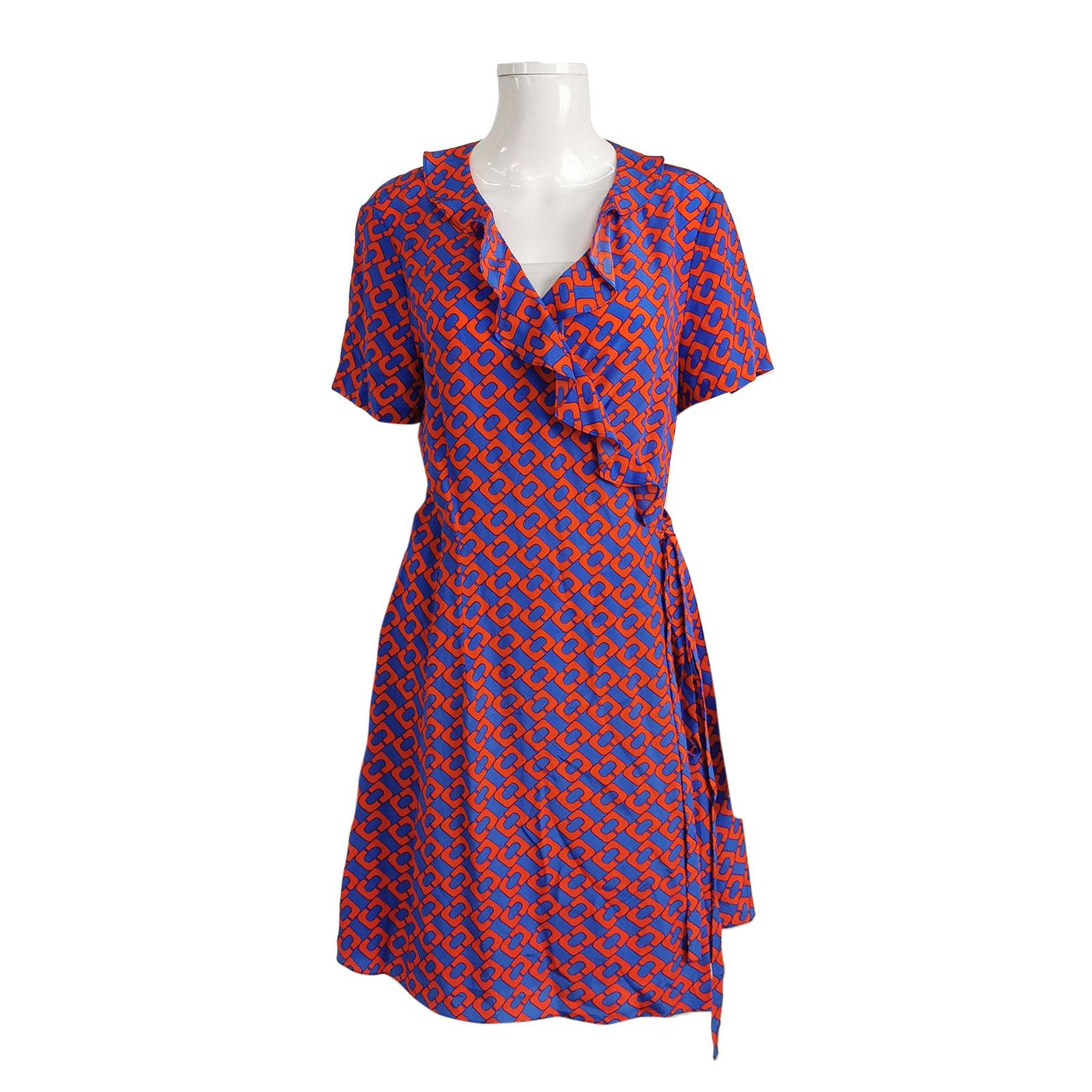 Diane von Furstenberg Diane von Furstenberg Silk Wrap Dress Size 14 Size XL / US 12-14 / IT 48-50 - 1 Thumbnail
