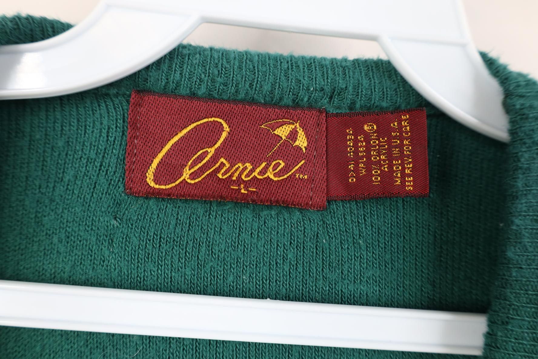 Vintage Vintage 70s 80s The Masters Golf Knit Sweater Vest Green USA Size US L / EU 52-54 / 3 - 5 Thumbnail