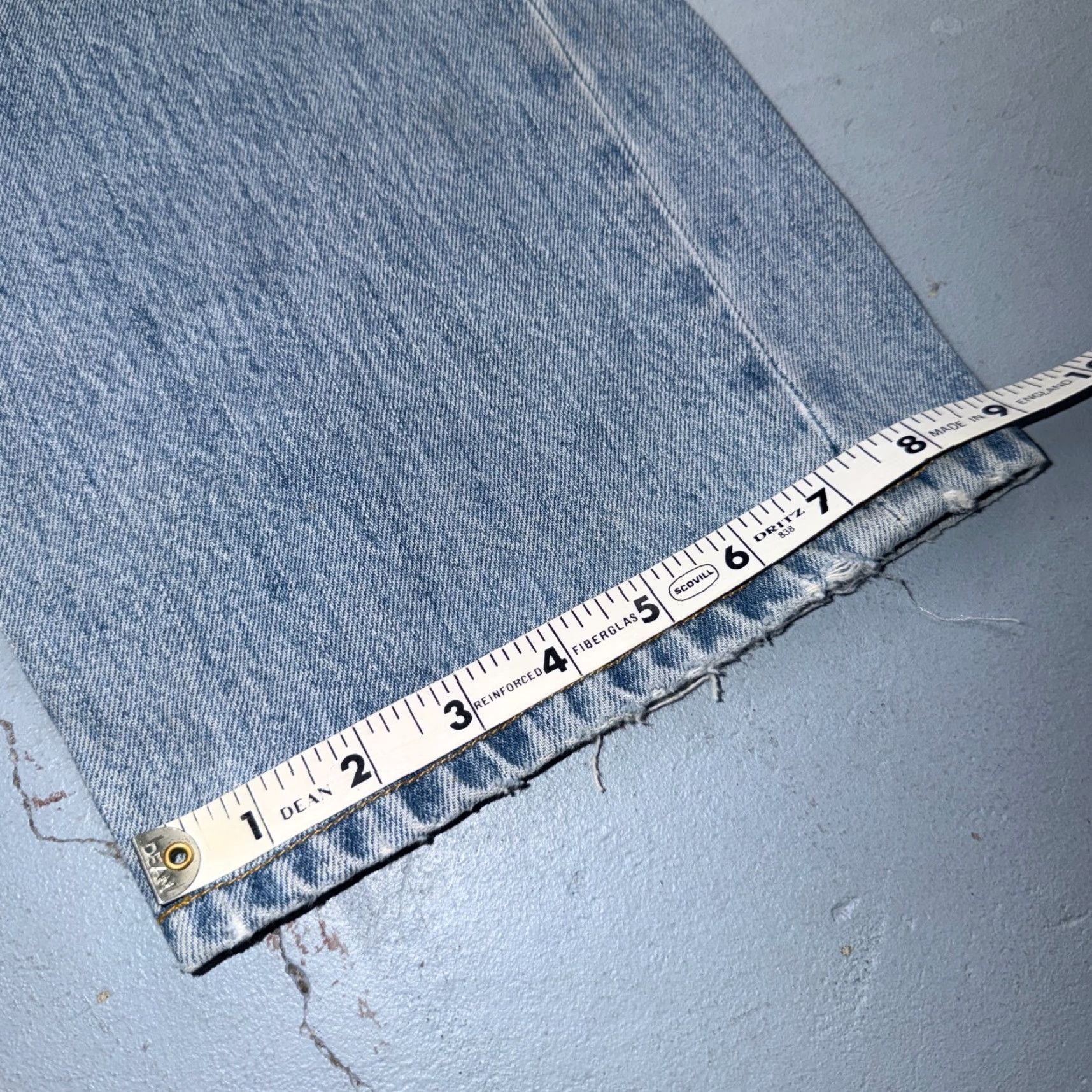 Levi's VINTAGE Levi's 501 Jeans 90s XX Straight Leg Blue Light Wash 38x34 Mens Size US 38 / EU 54 - 5 Thumbnail