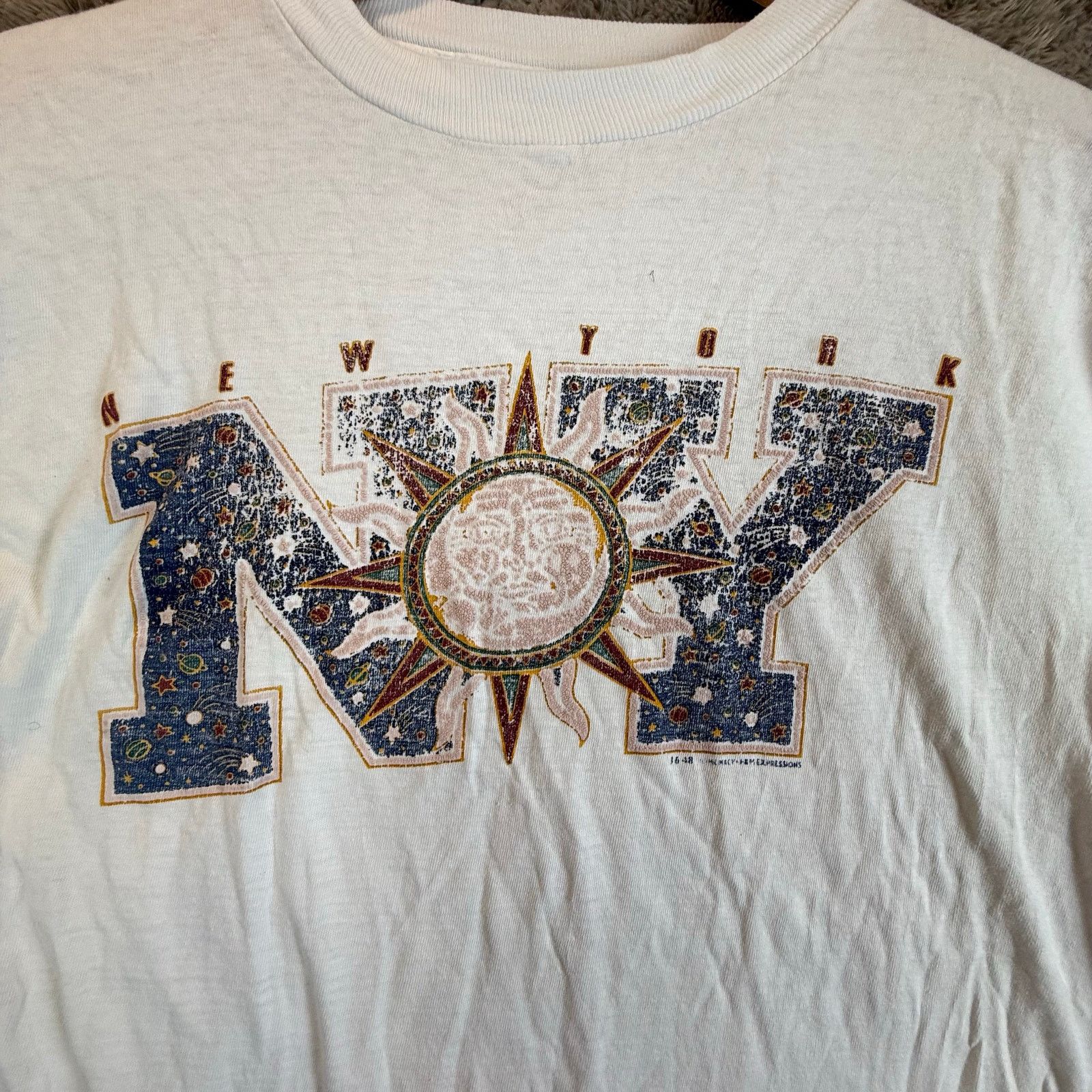 Other NY New York City Graphic Tee T Shirt Vintage Single Stitch Size M / US 6-8 / IT 42-44 - 3 Thumbnail