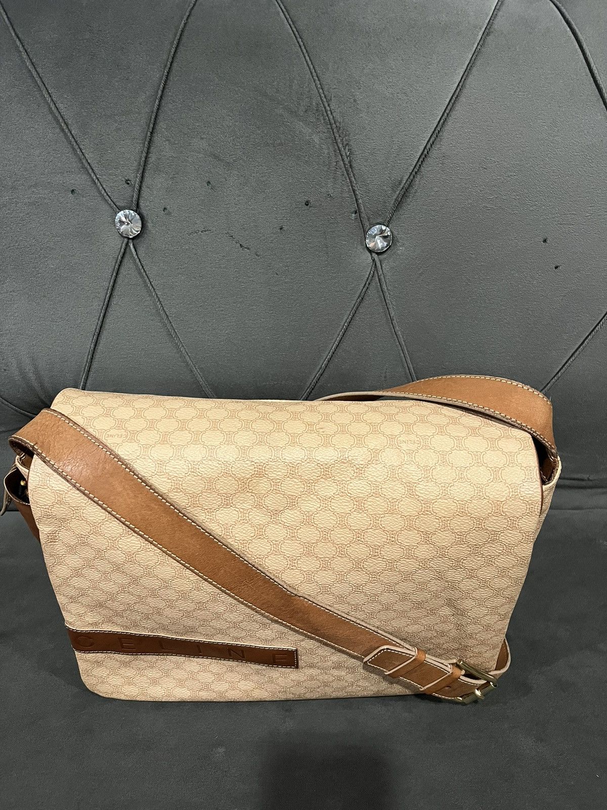 Celine CELINE HANDBAGS monogram triumph canvas crossbody bags Size ONE SIZE - 6 Thumbnail