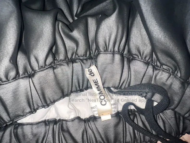 Comme des Garcons Comme Des Garcons size M Black tulle torn three-dimensiona Size 23" - 4 Thumbnail