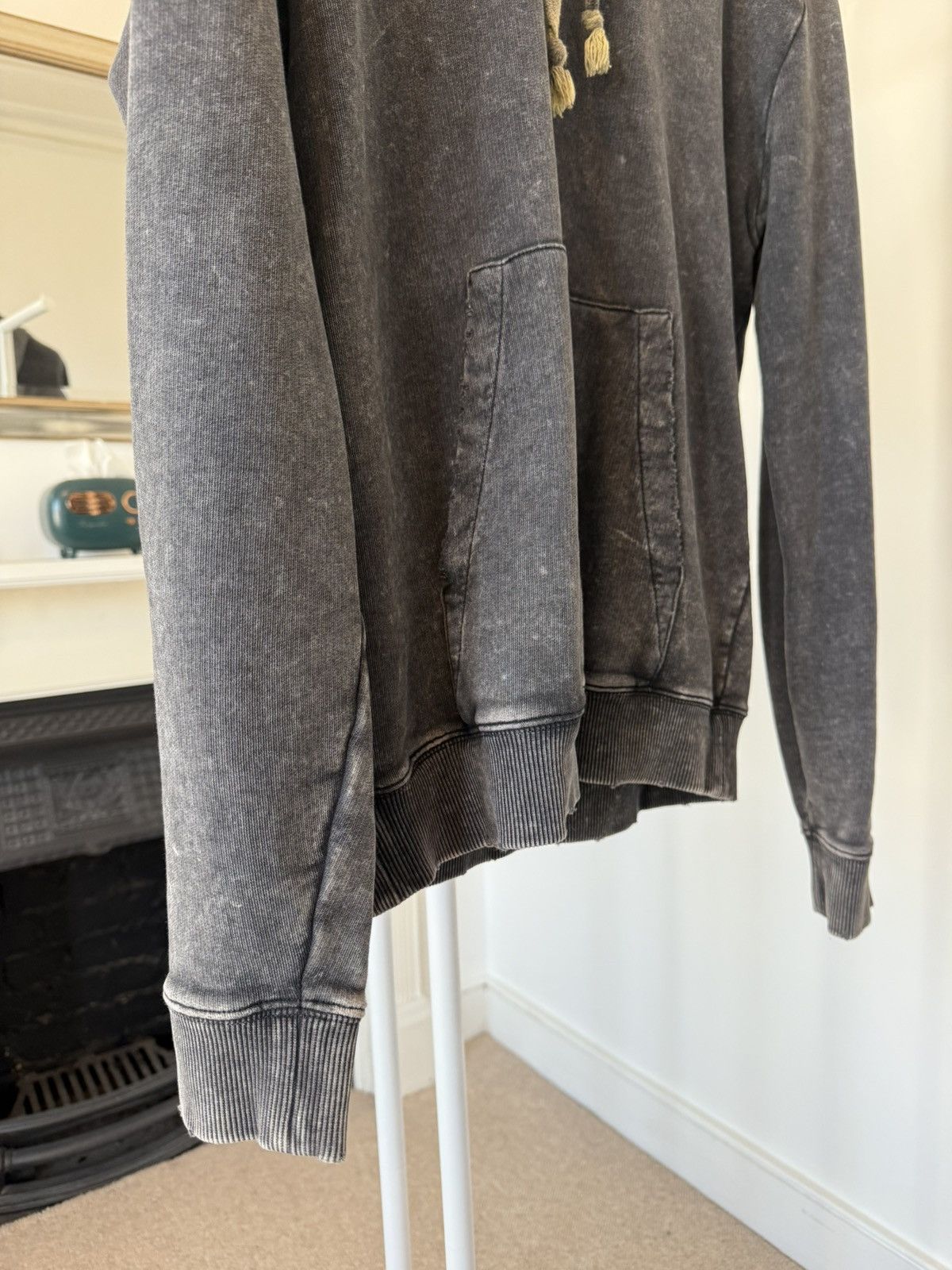 Saint Laurent Paris Saint Laurent Distressed Tie Dye Hoodie Size US S / EU 44-46 / 1 - 7 Thumbnail