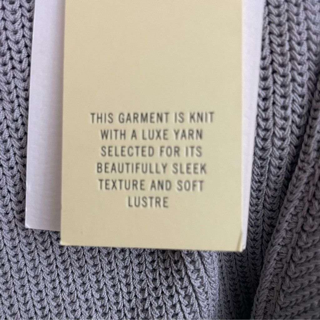 Other WILFRED NWT Women’s Grey Midi/Mini Sweater Dress Thigh Slits Size M / US 6-8 / IT 42-44 - 9 Thumbnail